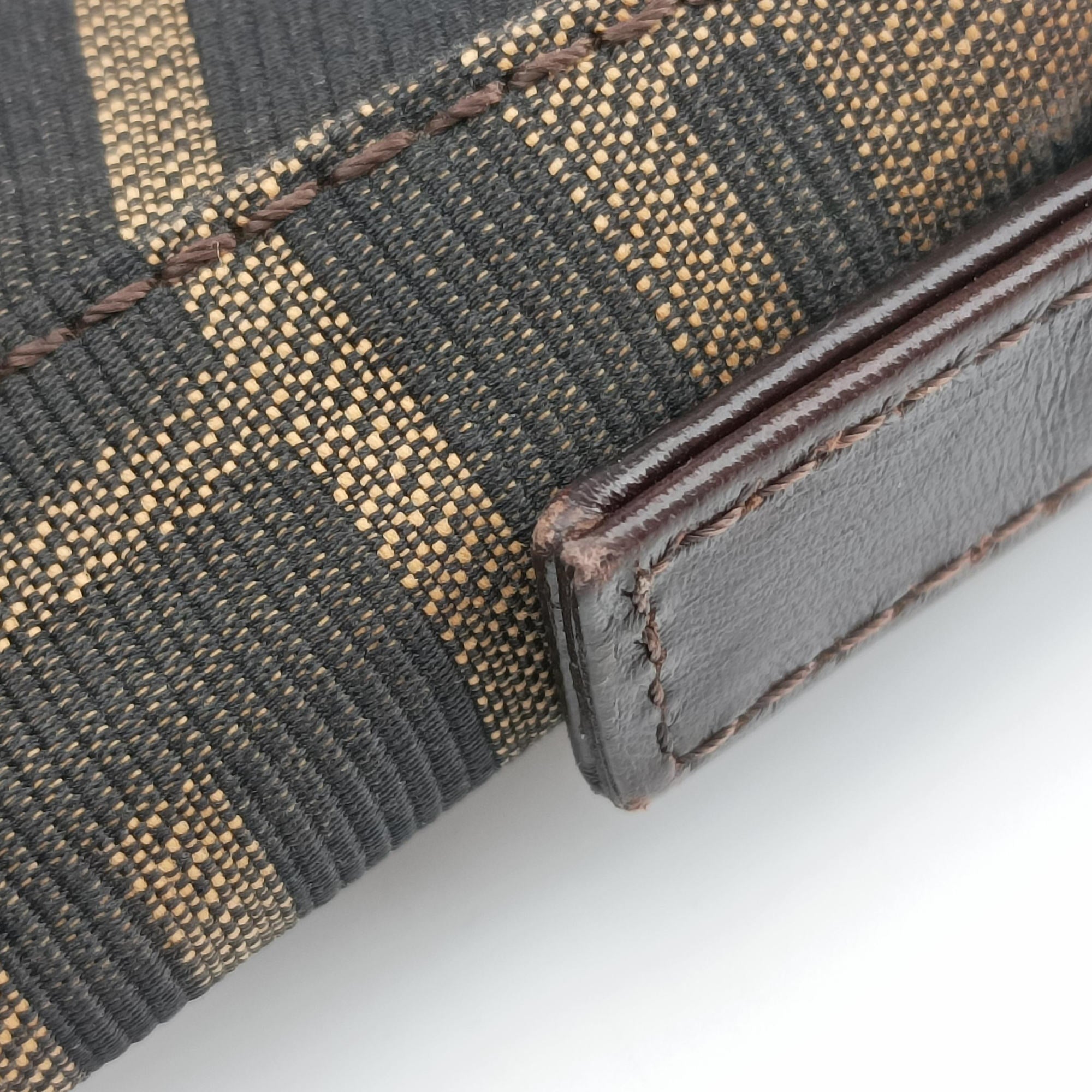 Zucca Mamma Baguette Brown canvas×leather 091611 09161151001ズッカ マンマバケット ブラウン キャンバス×レザー 091611 09161151001