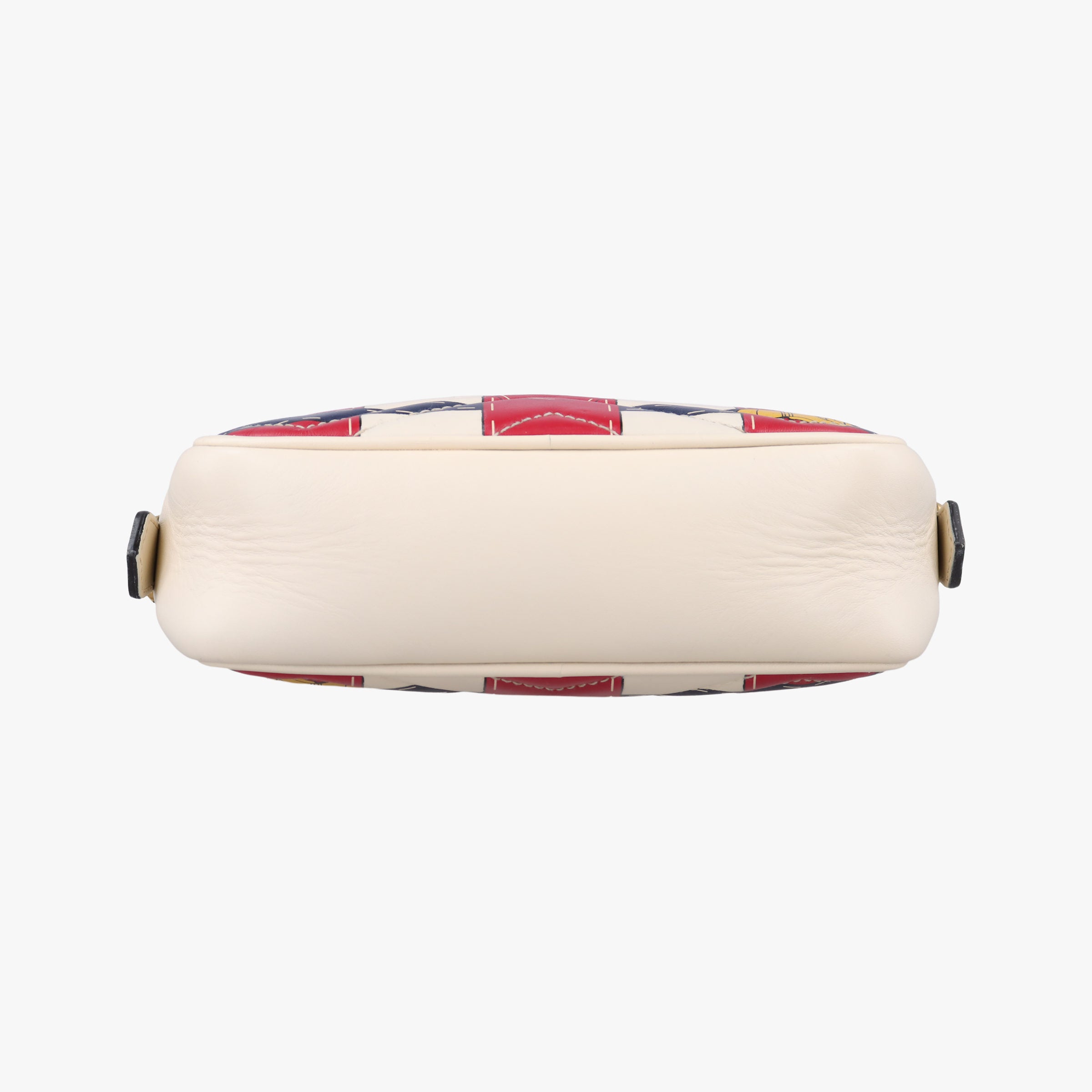 GG Marmont White × MultiColor Leather 448065 A022012344GGマーモント ホワイト × マルチカラー レザー 448065 A022012344