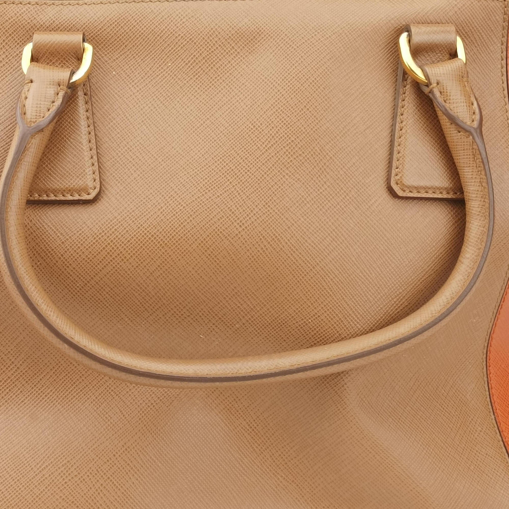 Galleria brown×orange SAFFIANO Leather B2274C 25ガレリア ブラウン×オレンジ サフィアーノレザー B2274C 25