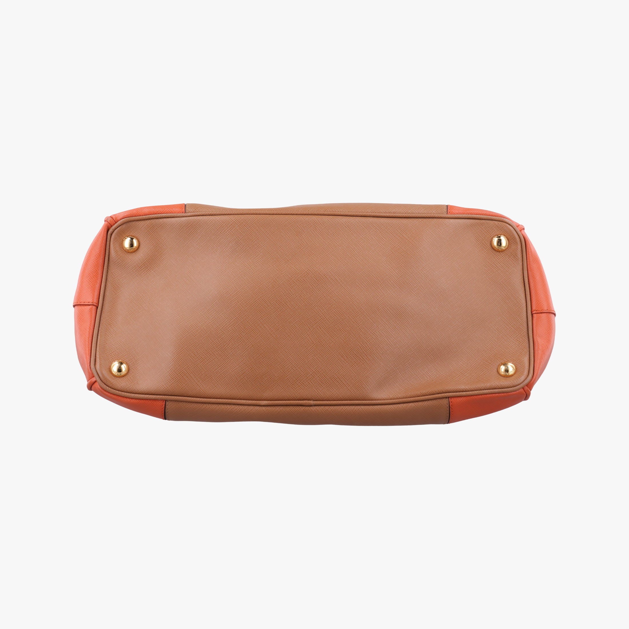Galleria brown×orange SAFFIANO Leather B2274C 25ガレリア ブラウン×オレンジ サフィアーノレザー B2274C 25
