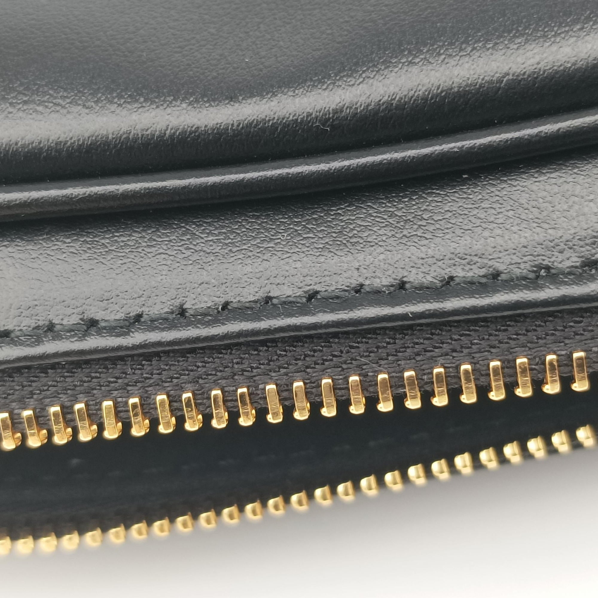 Logo belt Black leather DNP104ロゴベルト ブラック レザー DNP104