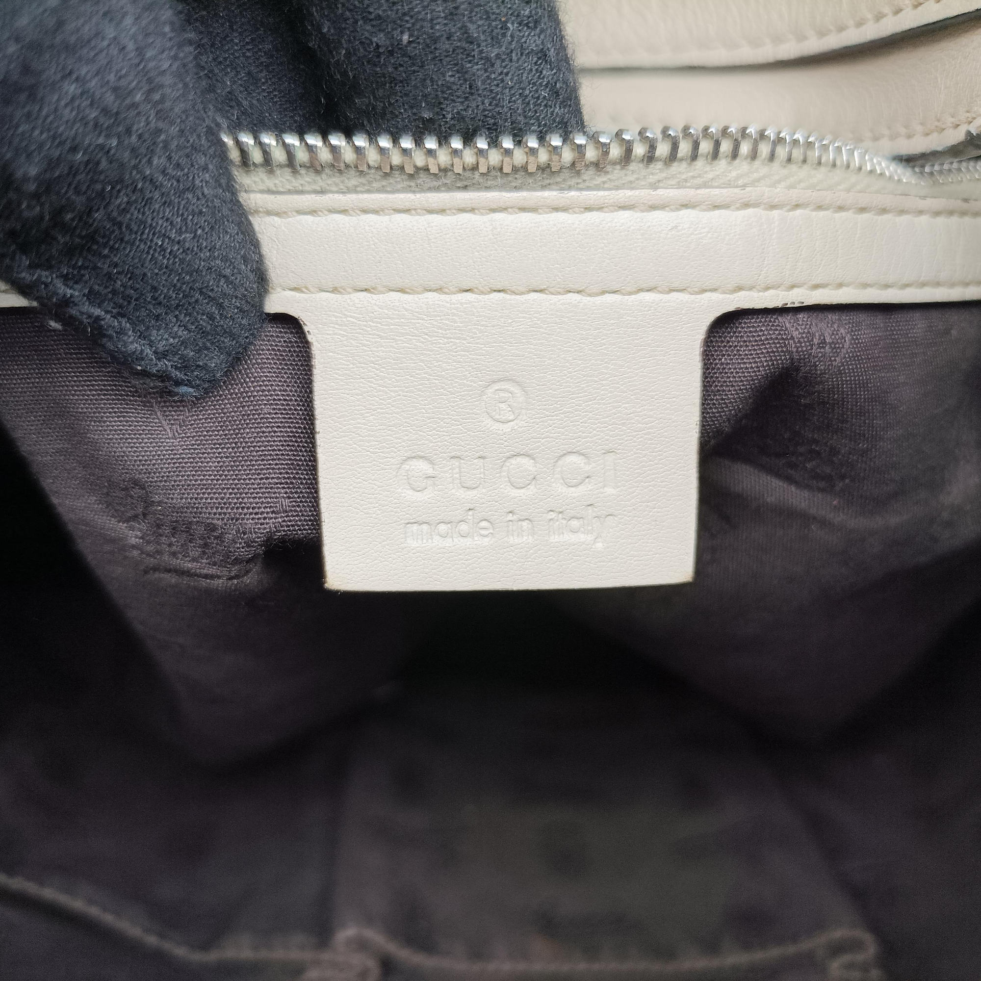 GG Twins Hobo White Leather 232962 B7930886GGツインズ ホワイト レザー 232962 B7930886