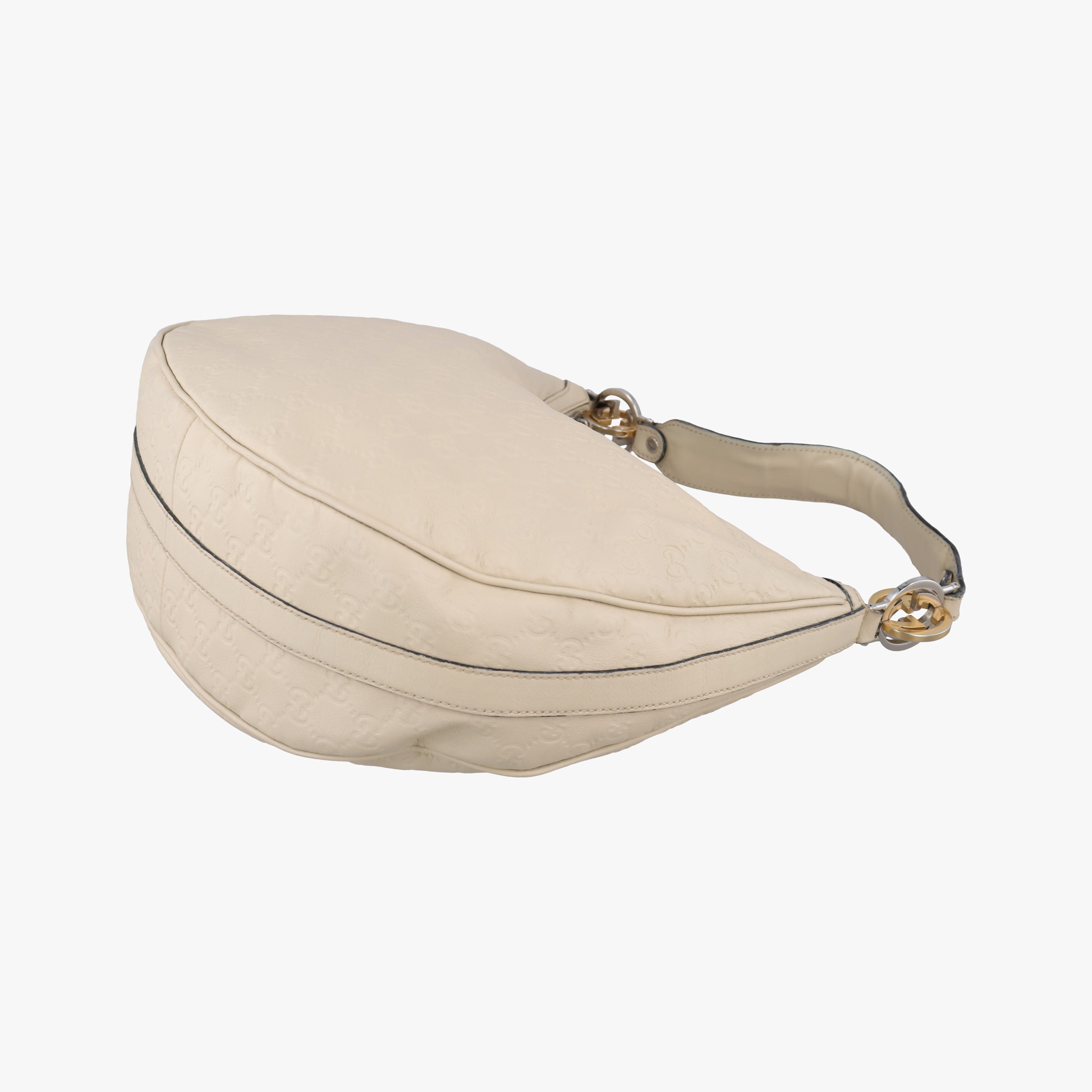 GG Twins Hobo White Leather 232962 B7930886GGツインズ ホワイト レザー 232962 B7930886