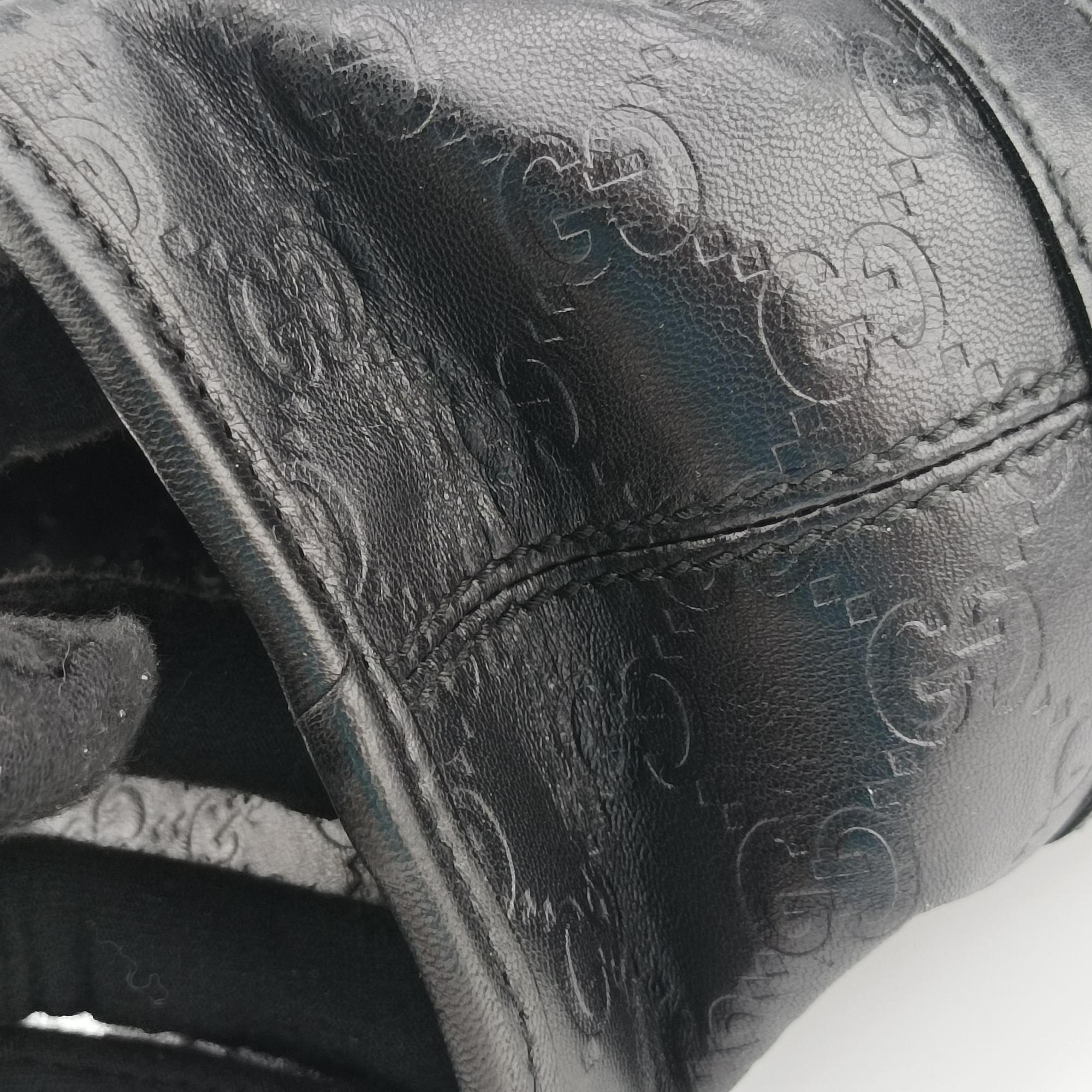 New Jackie Black Leather 203493 C3483222ニュージャッキー ブラック レザー 203493 C3483222