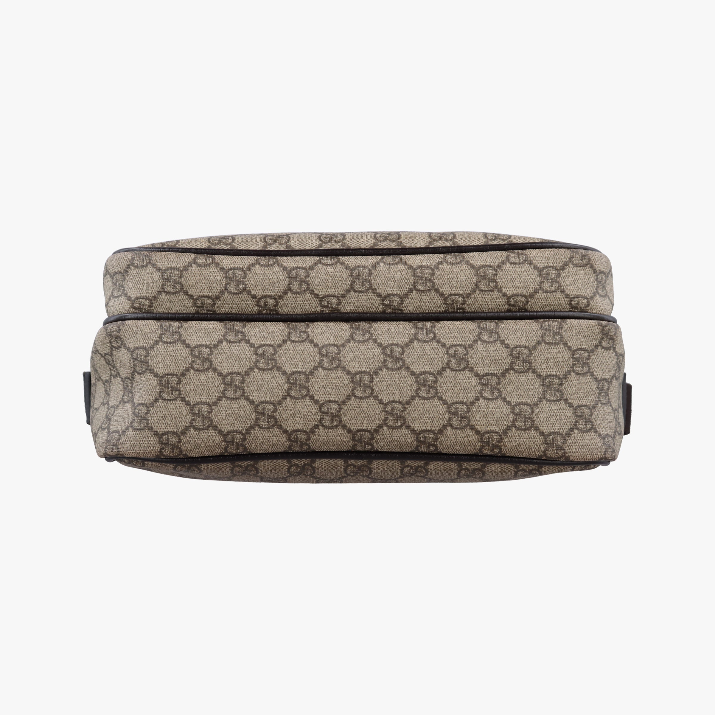 GG Plus Brownxbeige PVC coated canvasxLeather 114531 GGプラス ブラウンxベージュ PVCコーティングキャンバスxレザー 114531