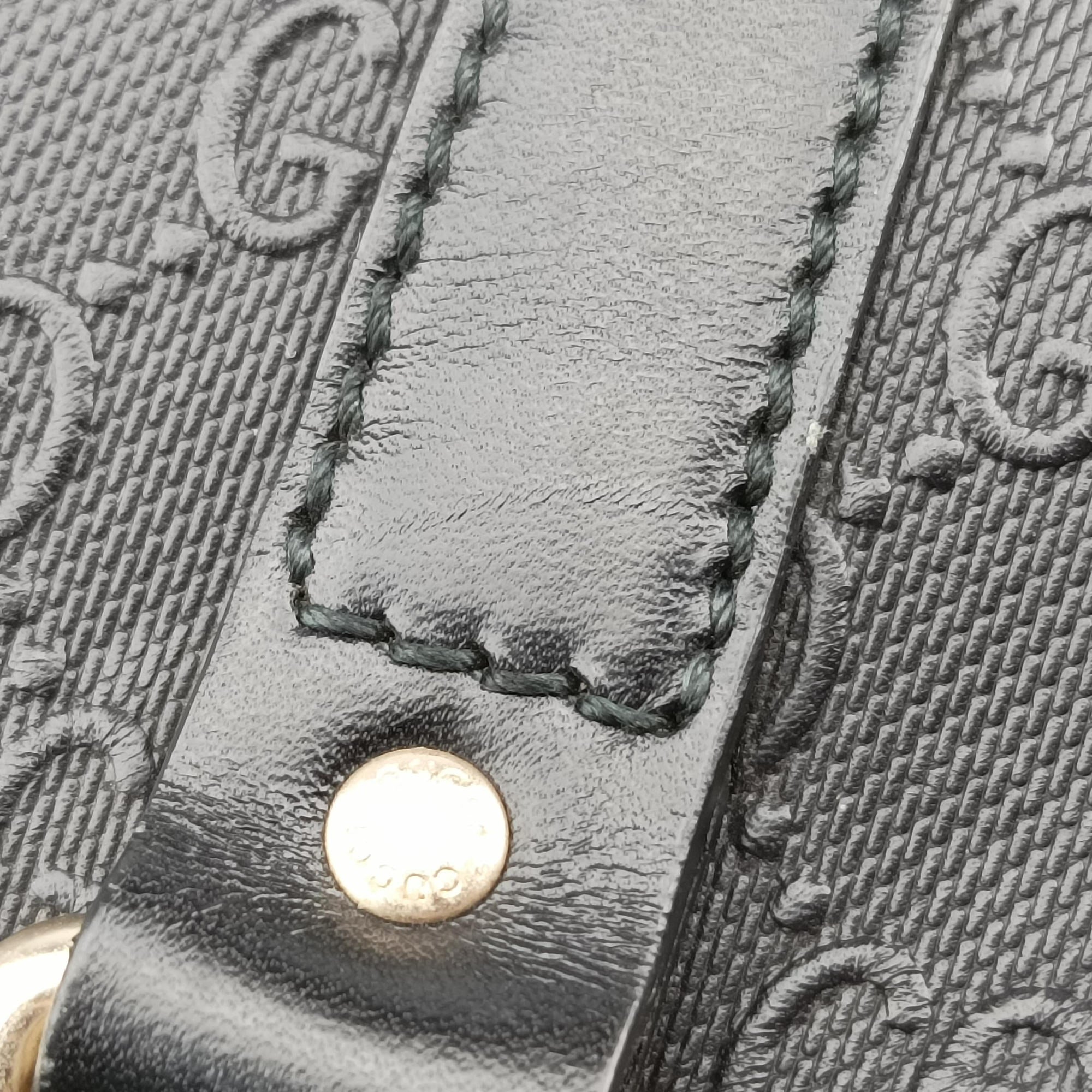 Guccissima Briefcase Black Leather 208463 F017516747グッチシマ ブリーフケース ブラック レザー 208463 F017516747