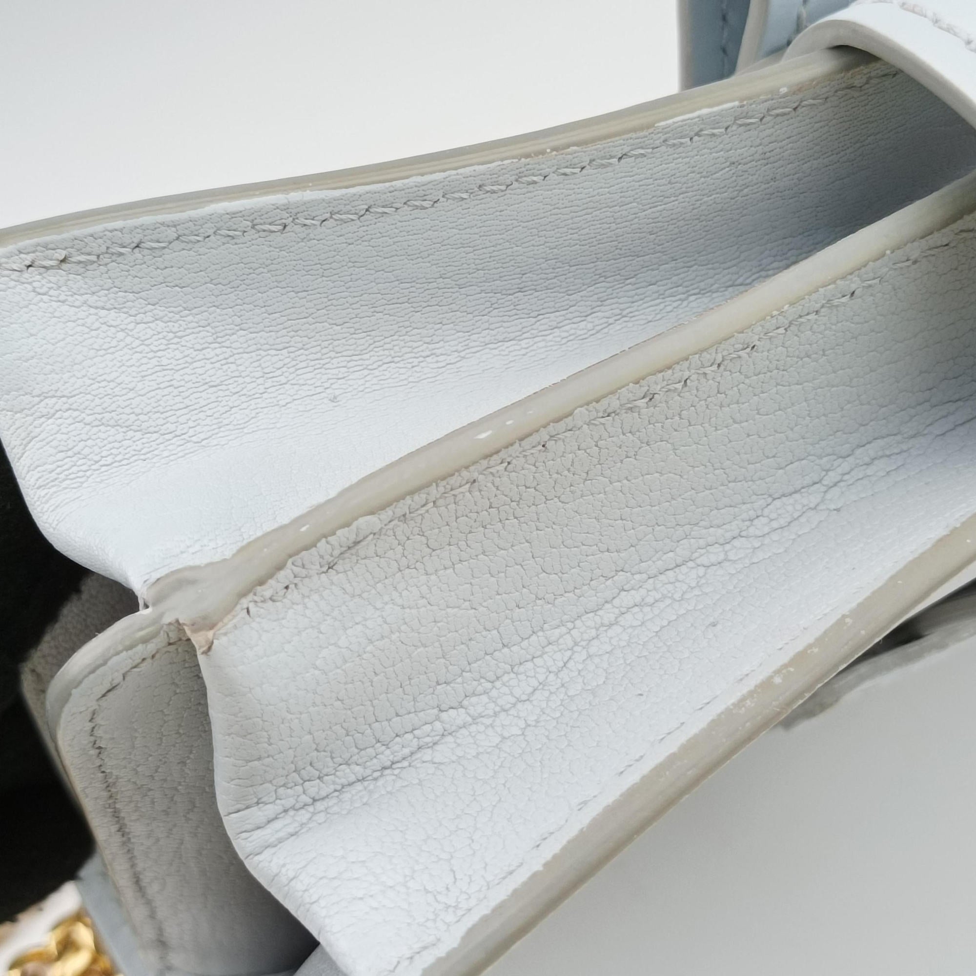 Abbey Chain Mini Light Blue Leather 04195765-9アビー チェーン ミニ ライトブルー レザー 04195765-9