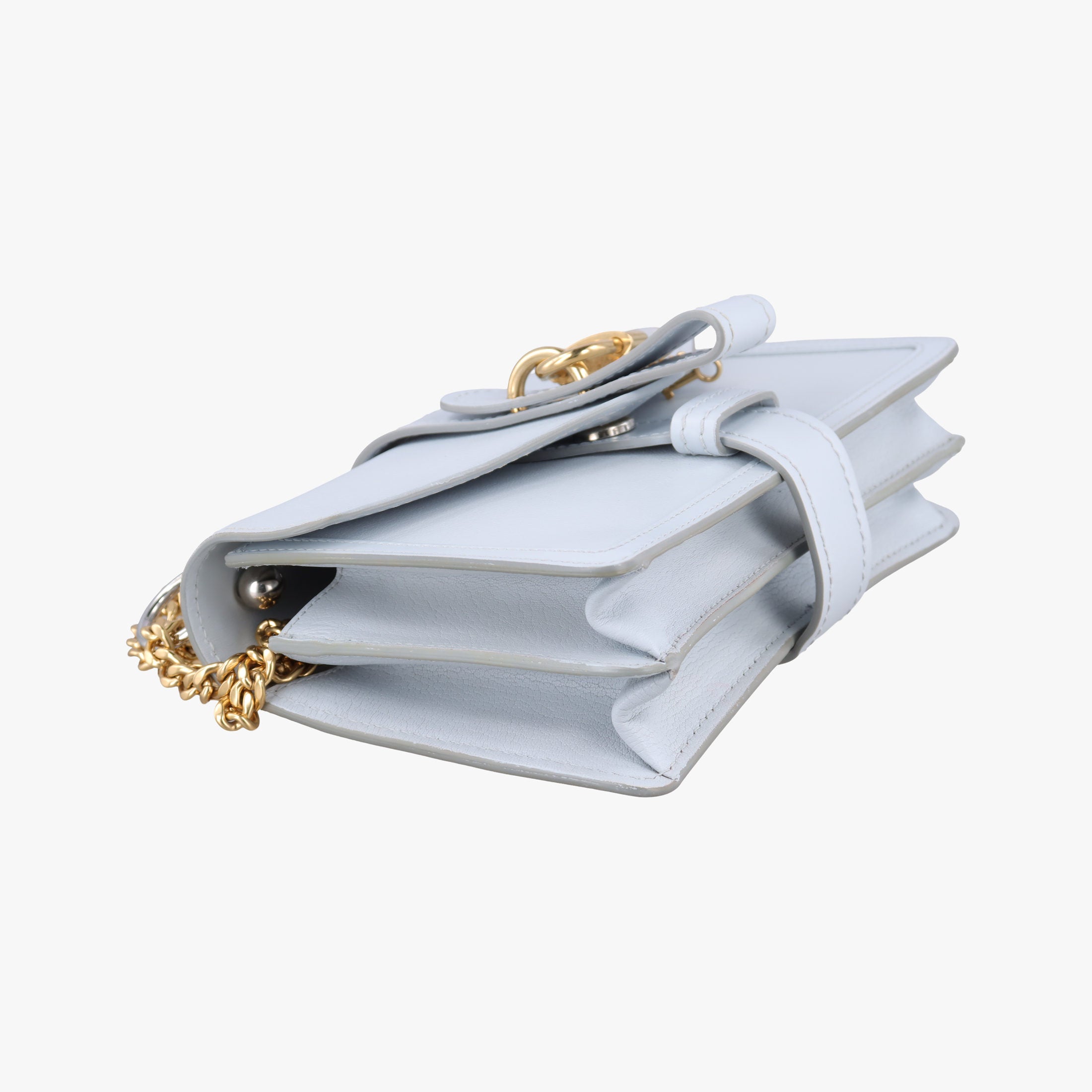 Abbey Chain Mini Light Blue Leather 04195765-9アビー チェーン ミニ ライトブルー レザー 04195765-9