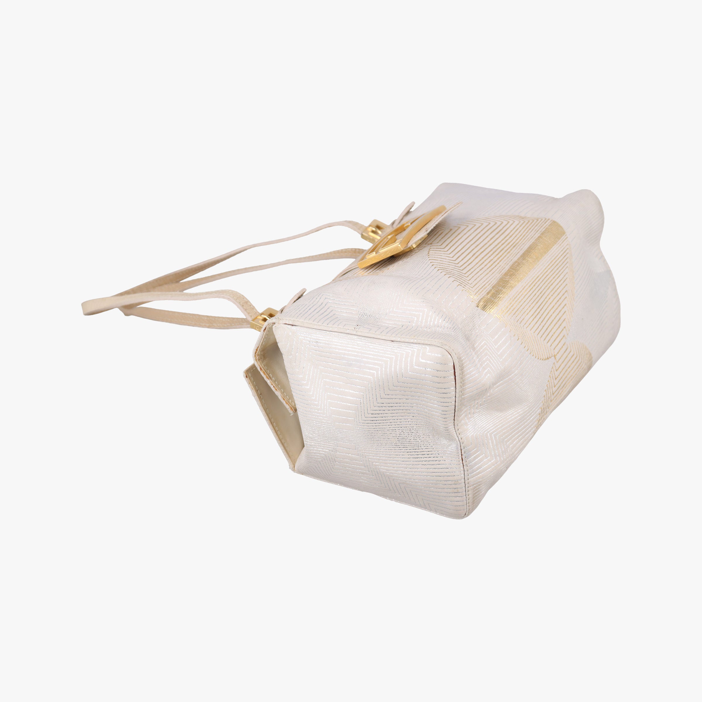 Bento Box Beige×Golden Canvas×Leather 101633 10163350002ベントー ボックス ベージュ×ゴールド キャンバス×レザー 101633 10163350002