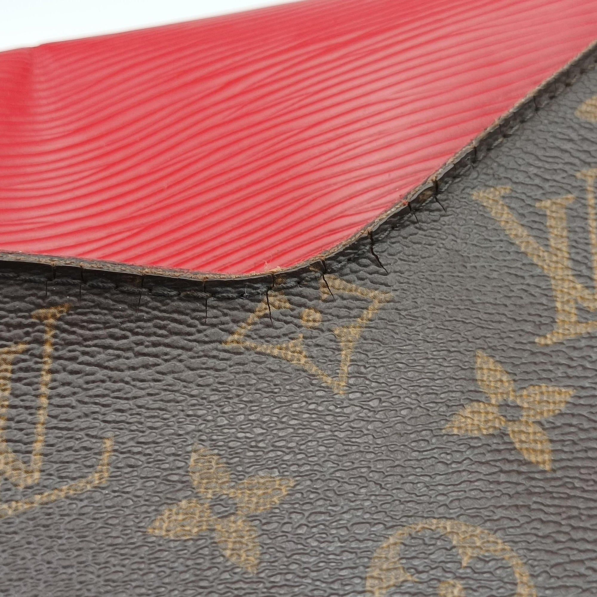 SAINT MICHEL brown×COQUELICOT Monogram Canvas×Epi Leather M44031 CA1157サンミシェル モノグラム/ブラウン×コクリコ モノグラムキャンバス×エピレザー M44031 CA1157
