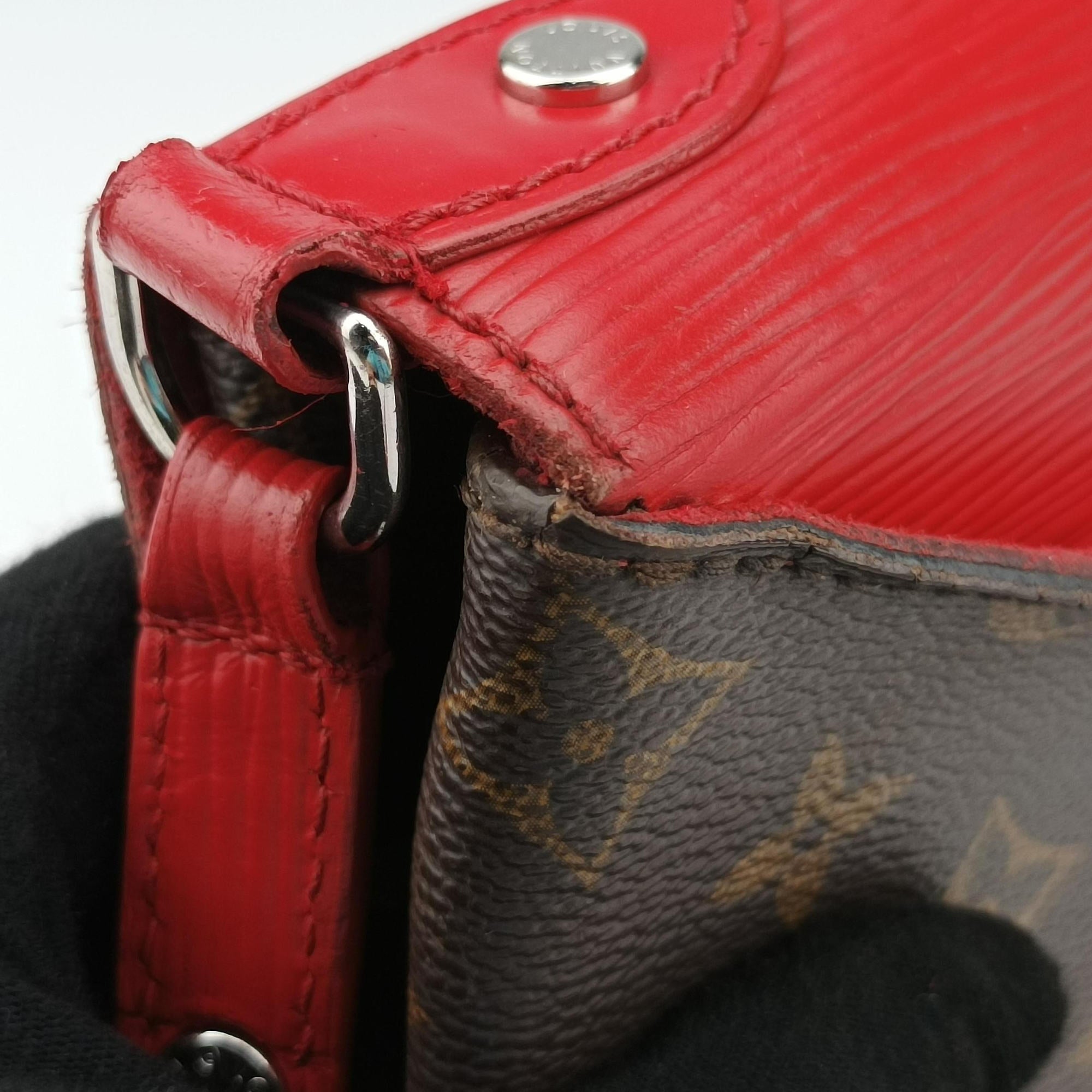 SAINT MICHEL brown×COQUELICOT Monogram Canvas×Epi Leather M44031 CA1157サンミシェル モノグラム/ブラウン×コクリコ モノグラムキャンバス×エピレザー M44031 CA1157