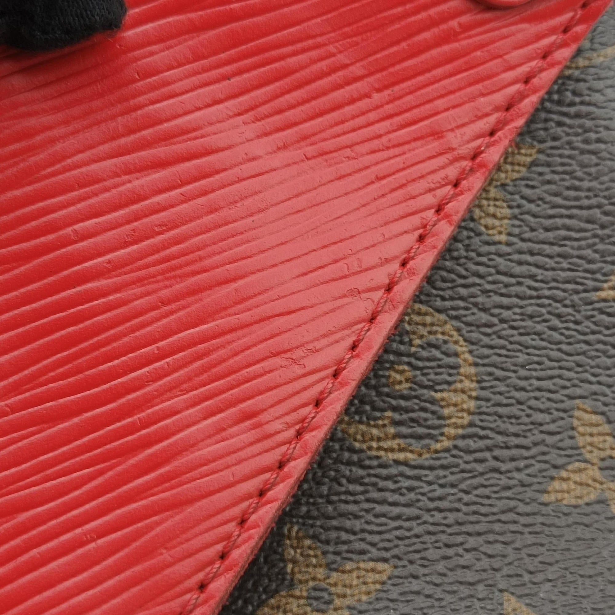 SAINT MICHEL brown×COQUELICOT Monogram Canvas×Epi Leather M44031 CA1157サンミシェル モノグラム/ブラウン×コクリコ モノグラムキャンバス×エピレザー M44031 CA1157