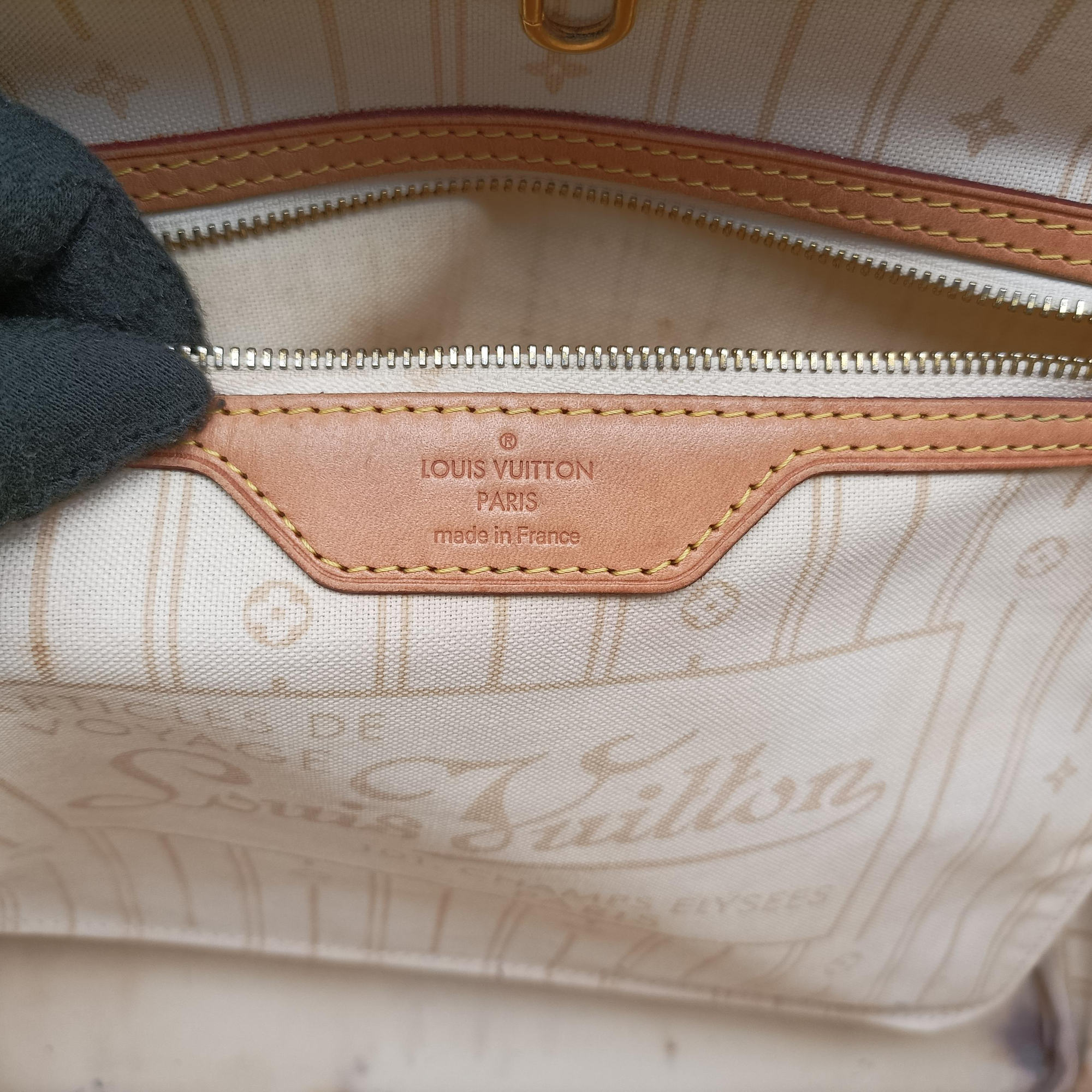 Neverfull MM Azur Damier Canvas N51107 SA2133ネヴァーフルMM アズール ダミエキャンバス N51107 SA2133