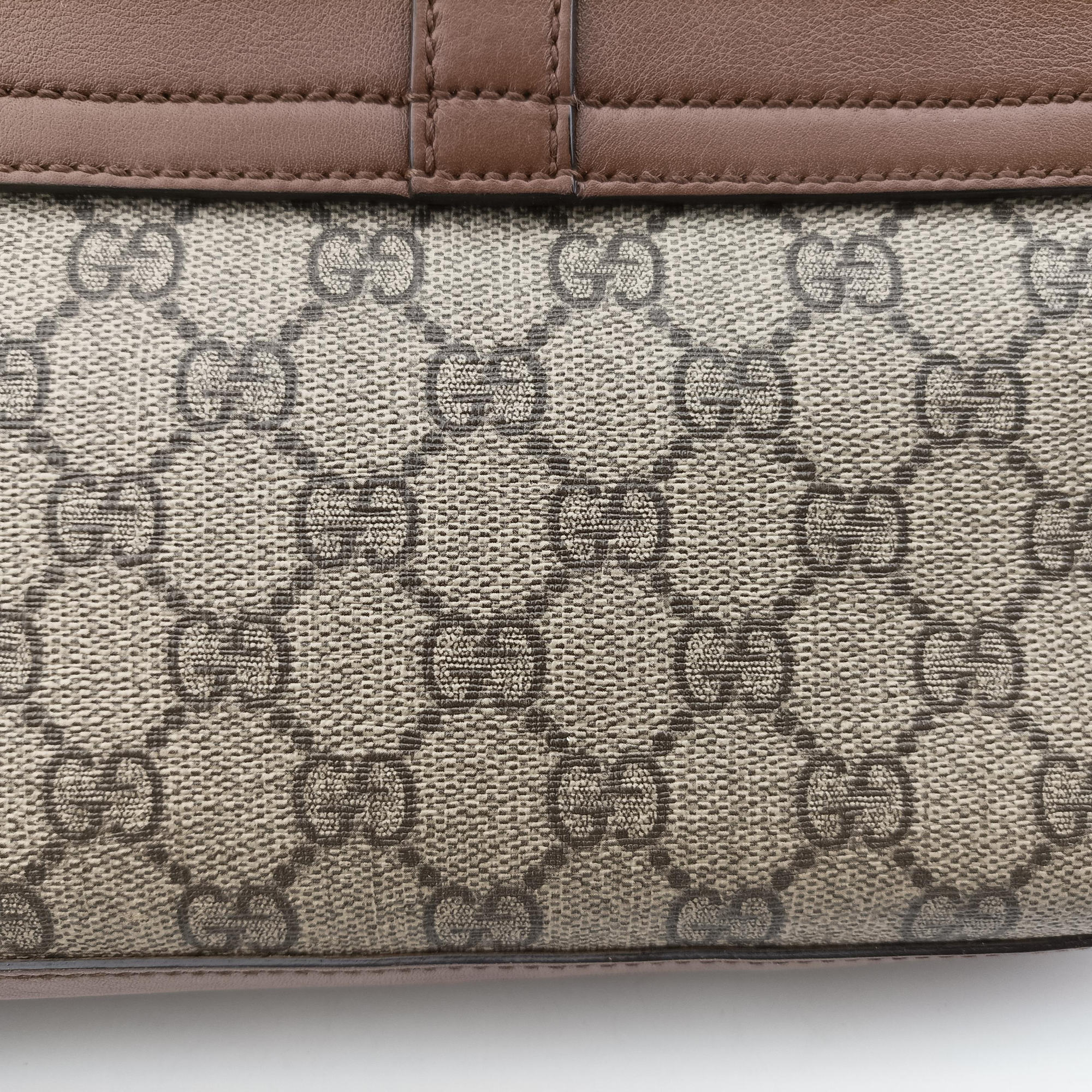Sukey khaki×brown canvas × leather 336748 G015368641スーキー カーキ×ブラウン キャンバス×レザー 336748 G015368641