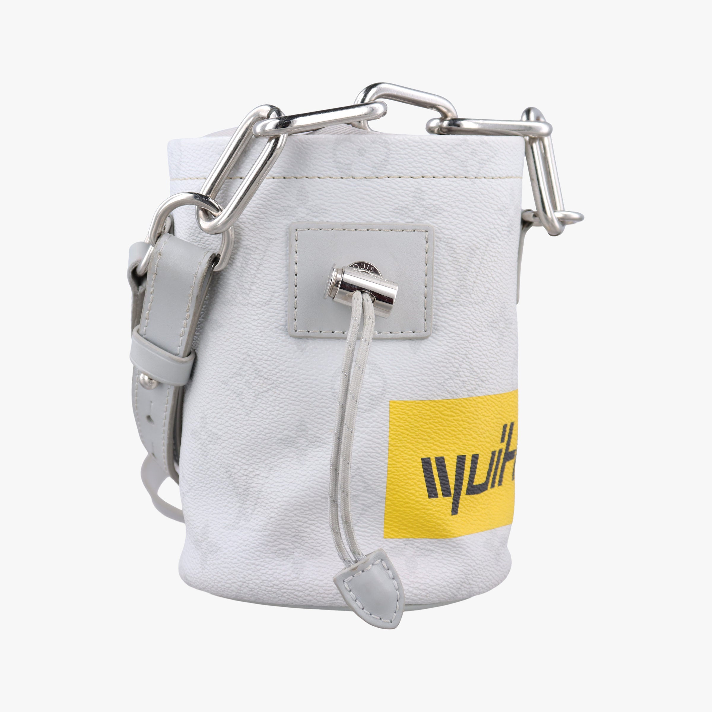 Logo Chalk Nano Bag BLANC Monogram Canvas M44631 NZ2139 IC Chipロゴ チョーク ナノバッグ ブラン モノグラムキャンバス M44631 NZ2139 ICチップ