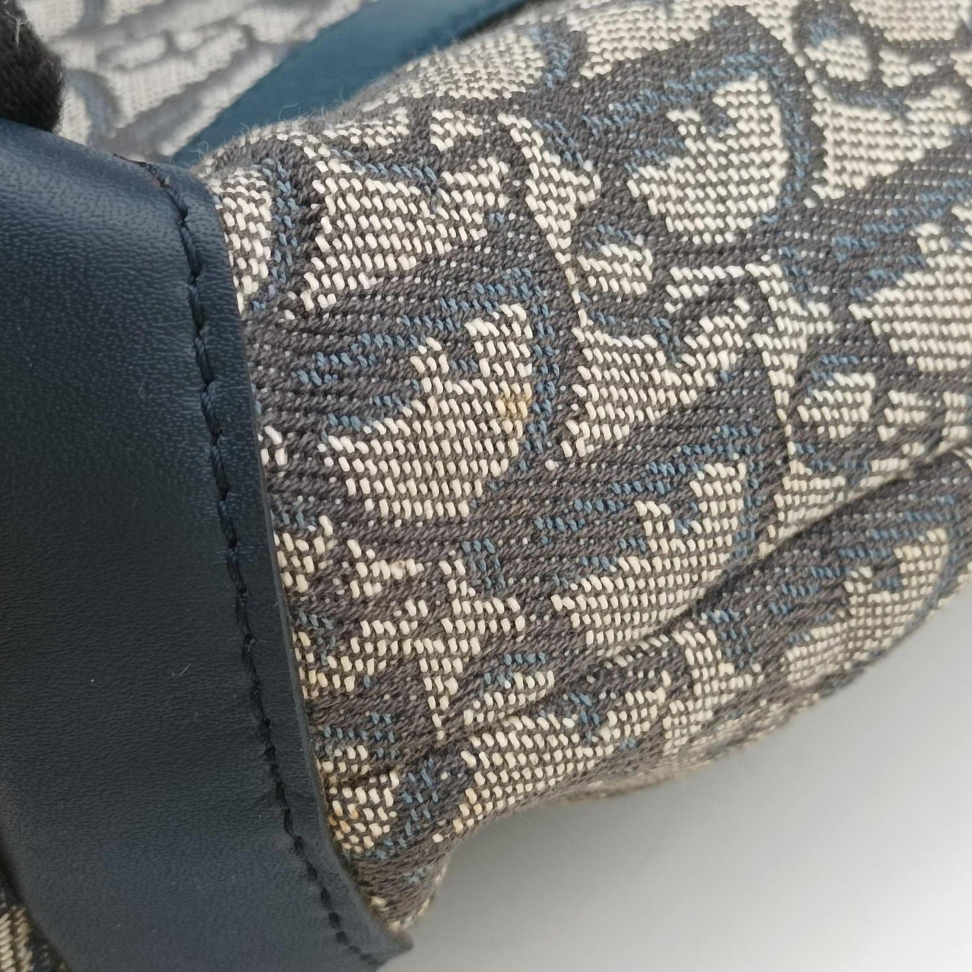 Trotter Tote Navy Jacquard × Leather BO C 0052トロッター トート ネイビー ジャガード×レザー BO C 0052