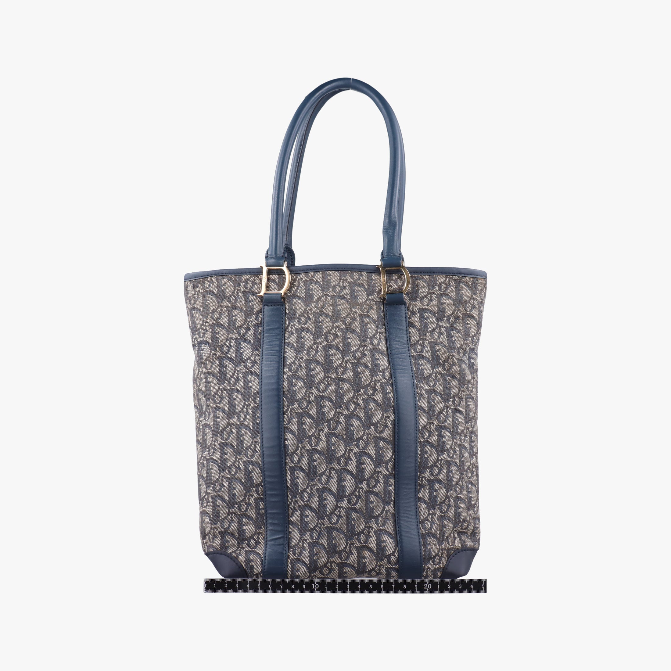 Trotter Tote Navy Jacquard × Leather BO C 0052トロッター トート ネイビー ジャガード×レザー BO C 0052