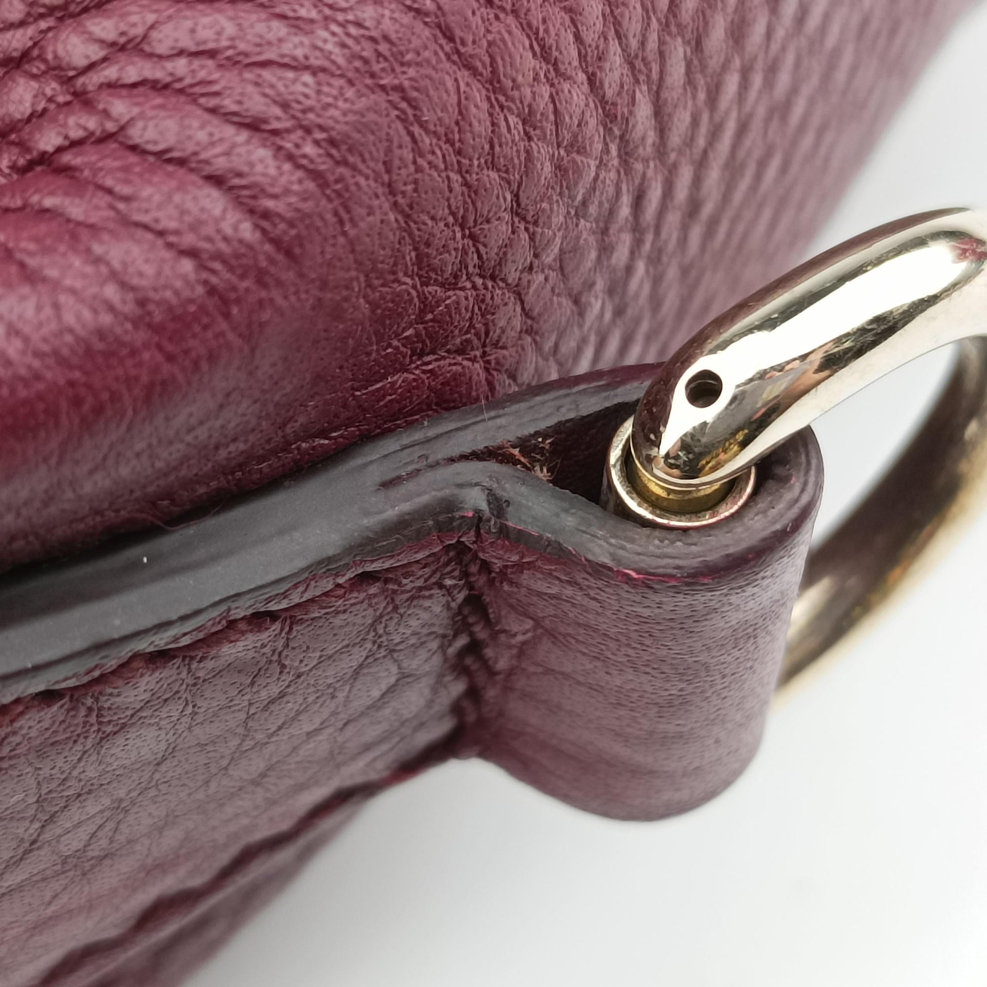 bamboo shopper Burgundy Leather 353124 I016633056バンブーショッパー ワインレッド レザー 353124 I016633056