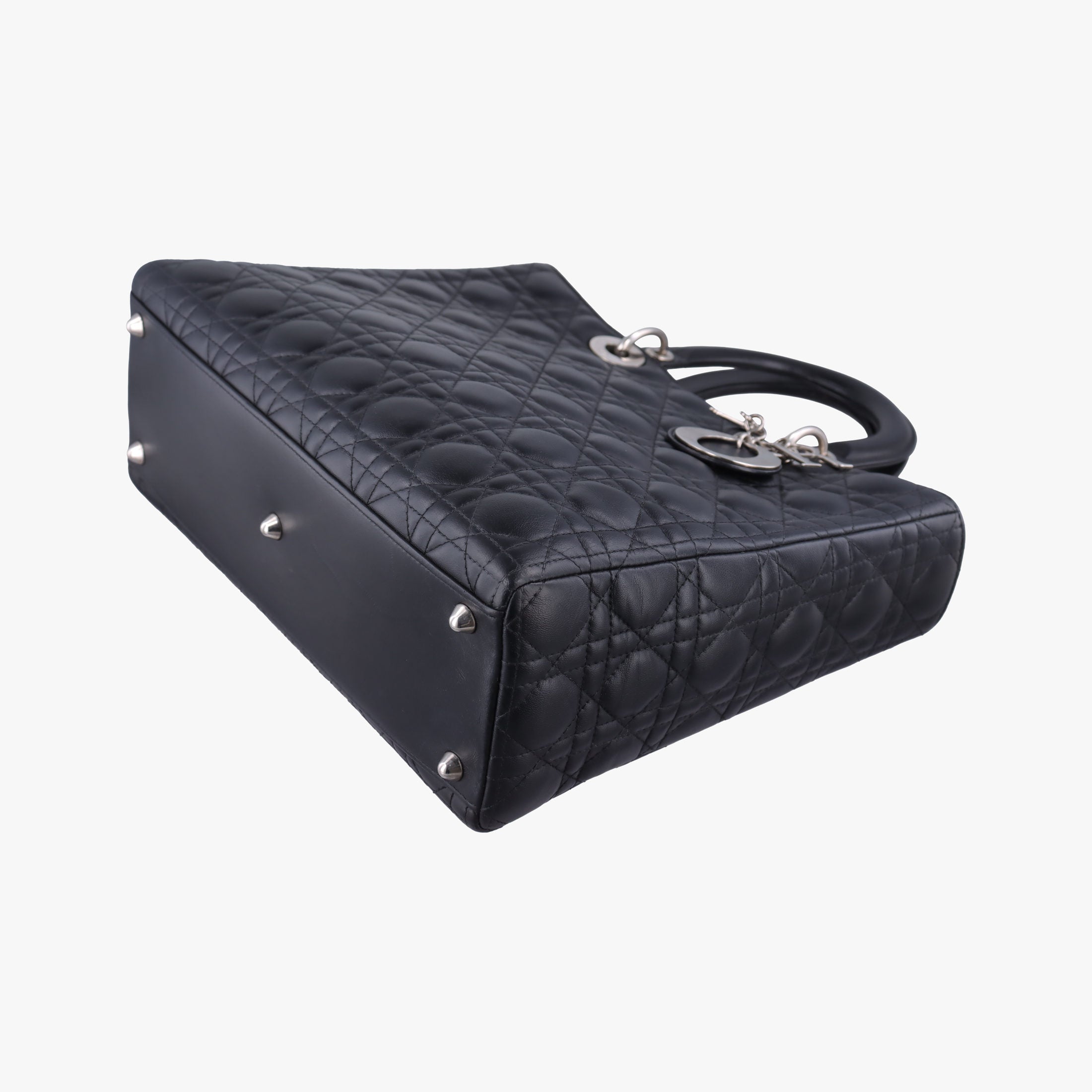 Lady Dior Black lambskin 17-BO-0112レディディオール ブラック ラムスキン 17-BO-0112