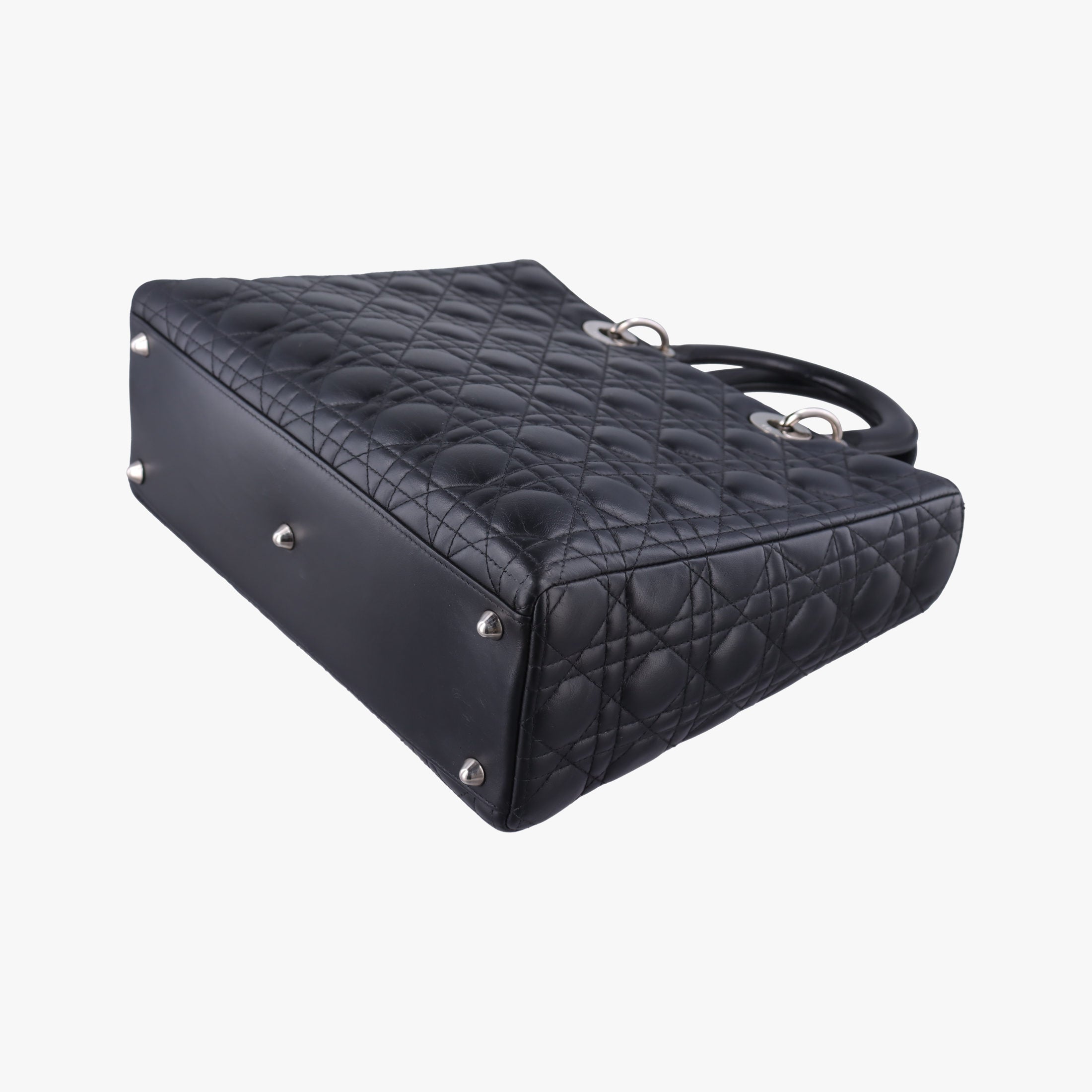 Lady Dior Black lambskin 17-BO-0112レディディオール ブラック ラムスキン 17-BO-0112