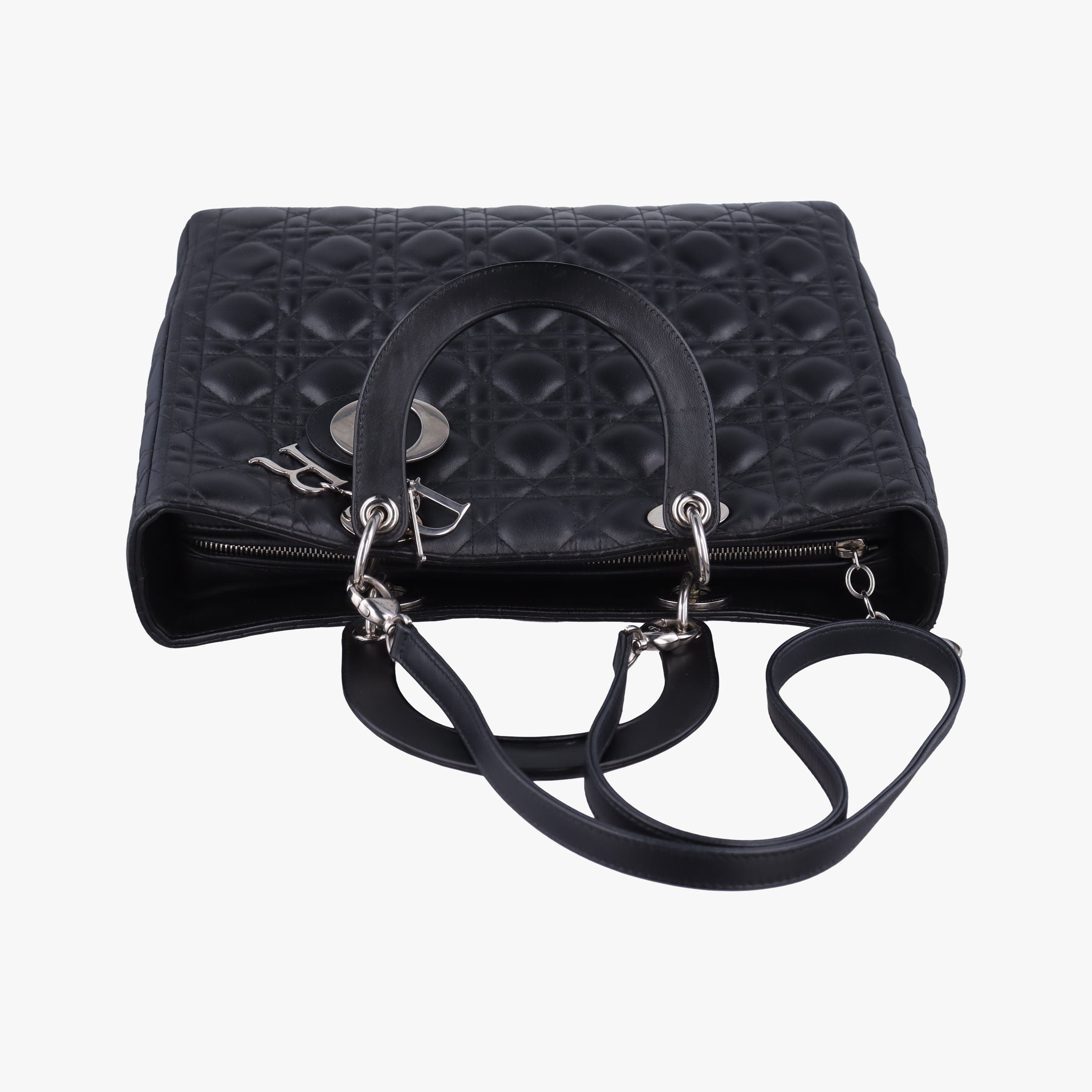 Lady Dior Black lambskin 17-BO-0112レディディオール ブラック ラムスキン 17-BO-0112