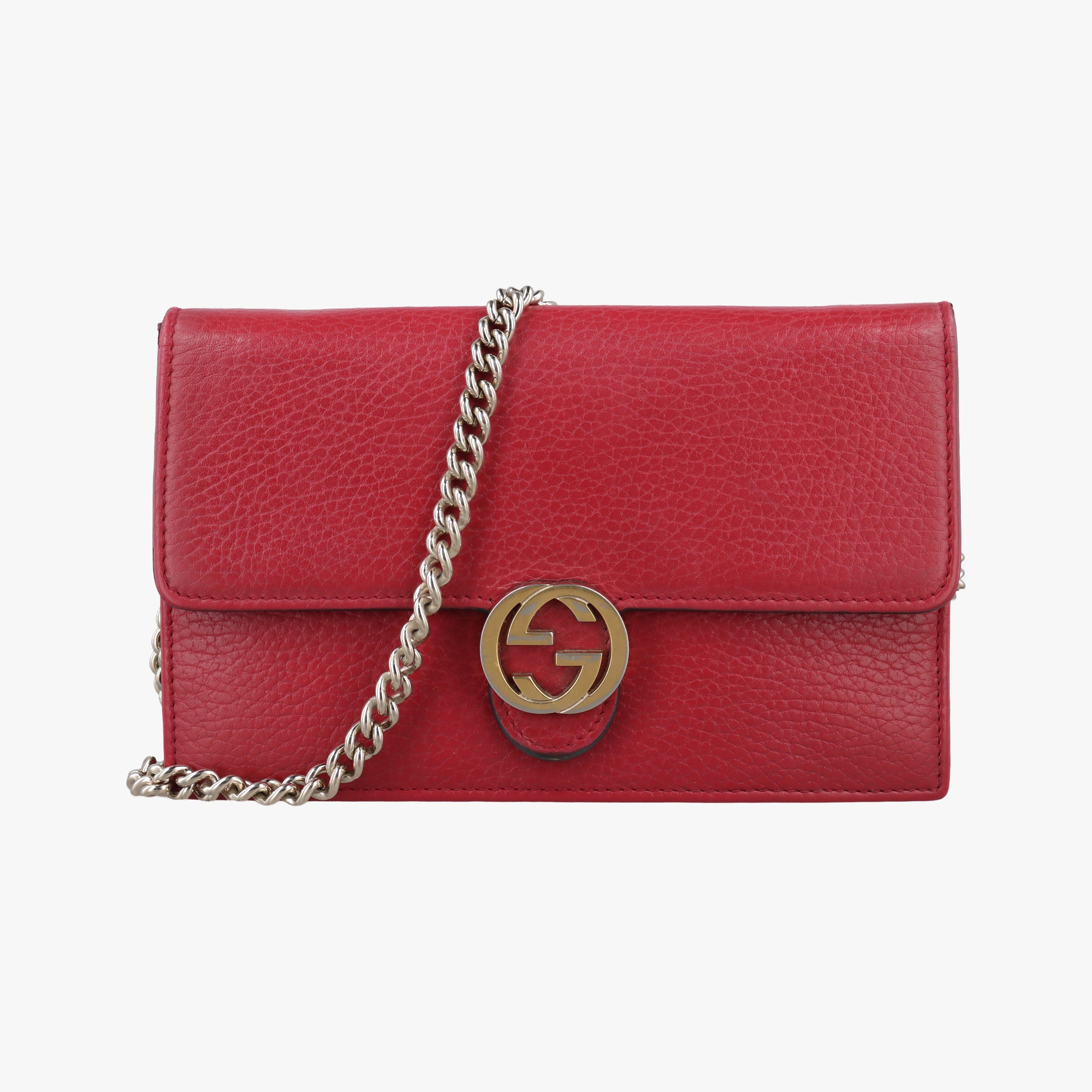 Interlocking G Red Leather 510314 インターロッキングG レッド レザー 510314
