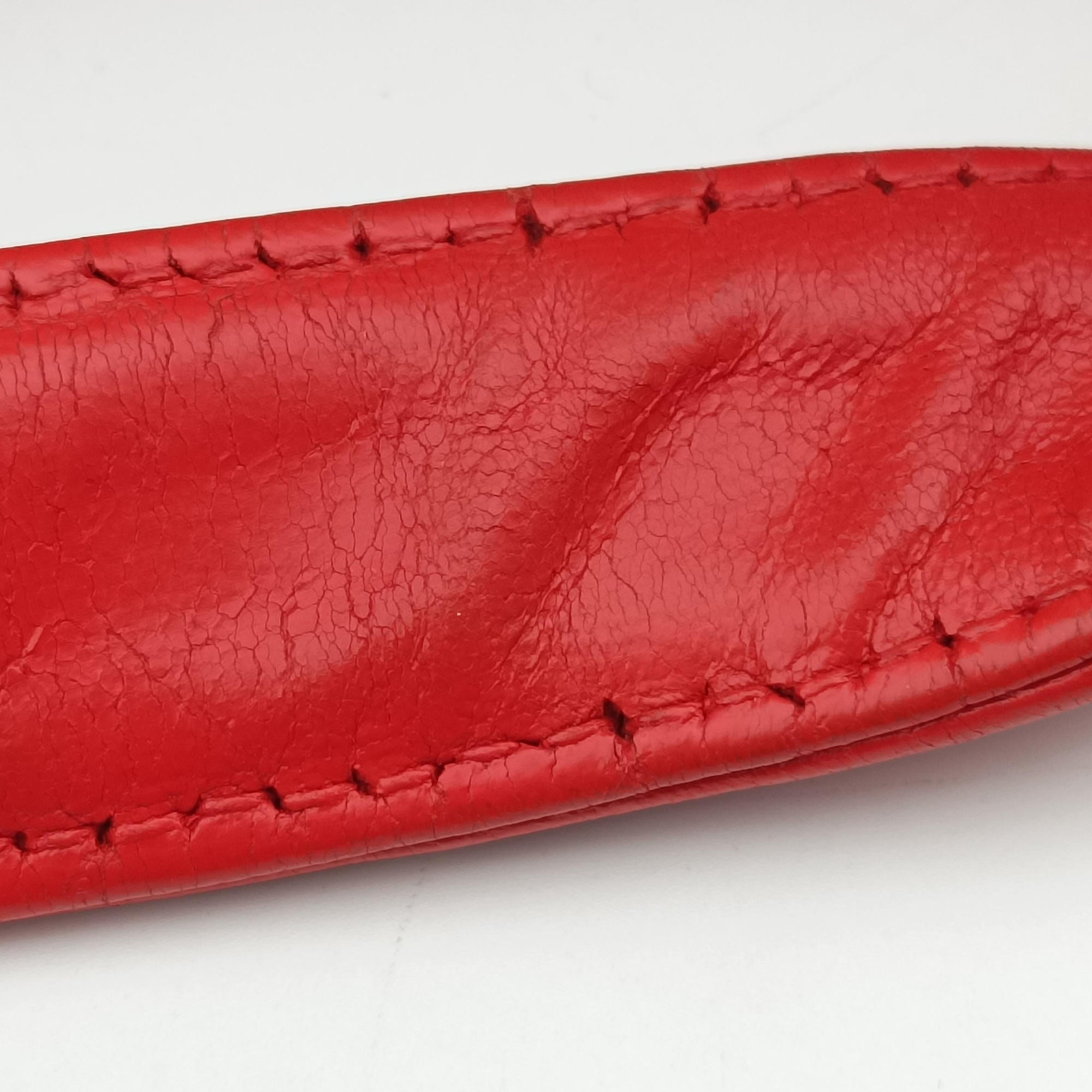 CAMPANA Intrecciato Red lambskin 125787 V0016 6576 EPEV 2011 510 Bカンパーナ イントレチャート レッド ラムスキン 125787 V0016 6576 EPEV 2011 510 B
