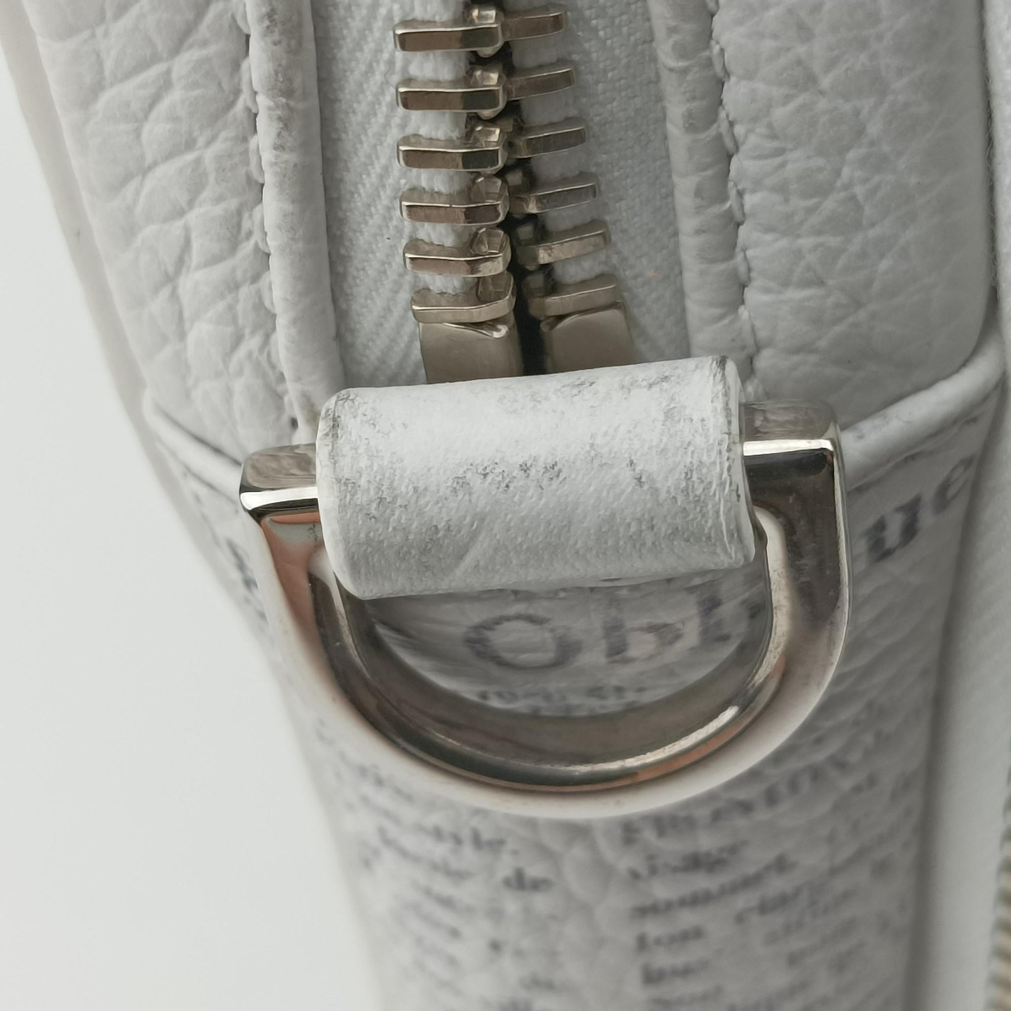 Daniel Arsham collaboration Newspaper Print White Leather 10-BO-1129ダニエルアーシャム コラボ ニュースペーパー ホワイト レザー 10-BO-1129