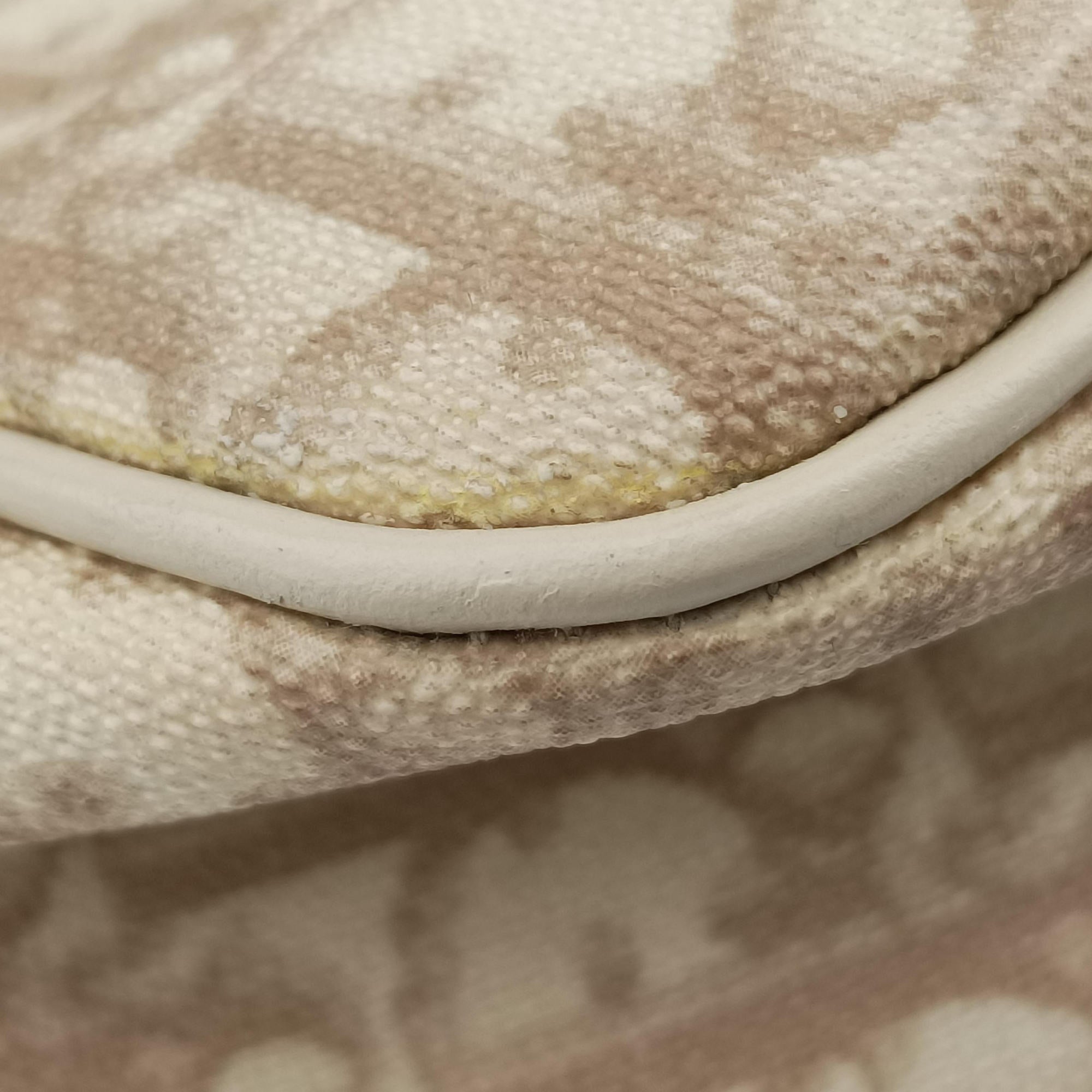 Diorissimo Romantique Beige PVC coated canvas ×Leather 02-BO-1026ディオリッシモロマンティック ベージュ PVCコーティングキャンバス×レザー 02-BO-1026