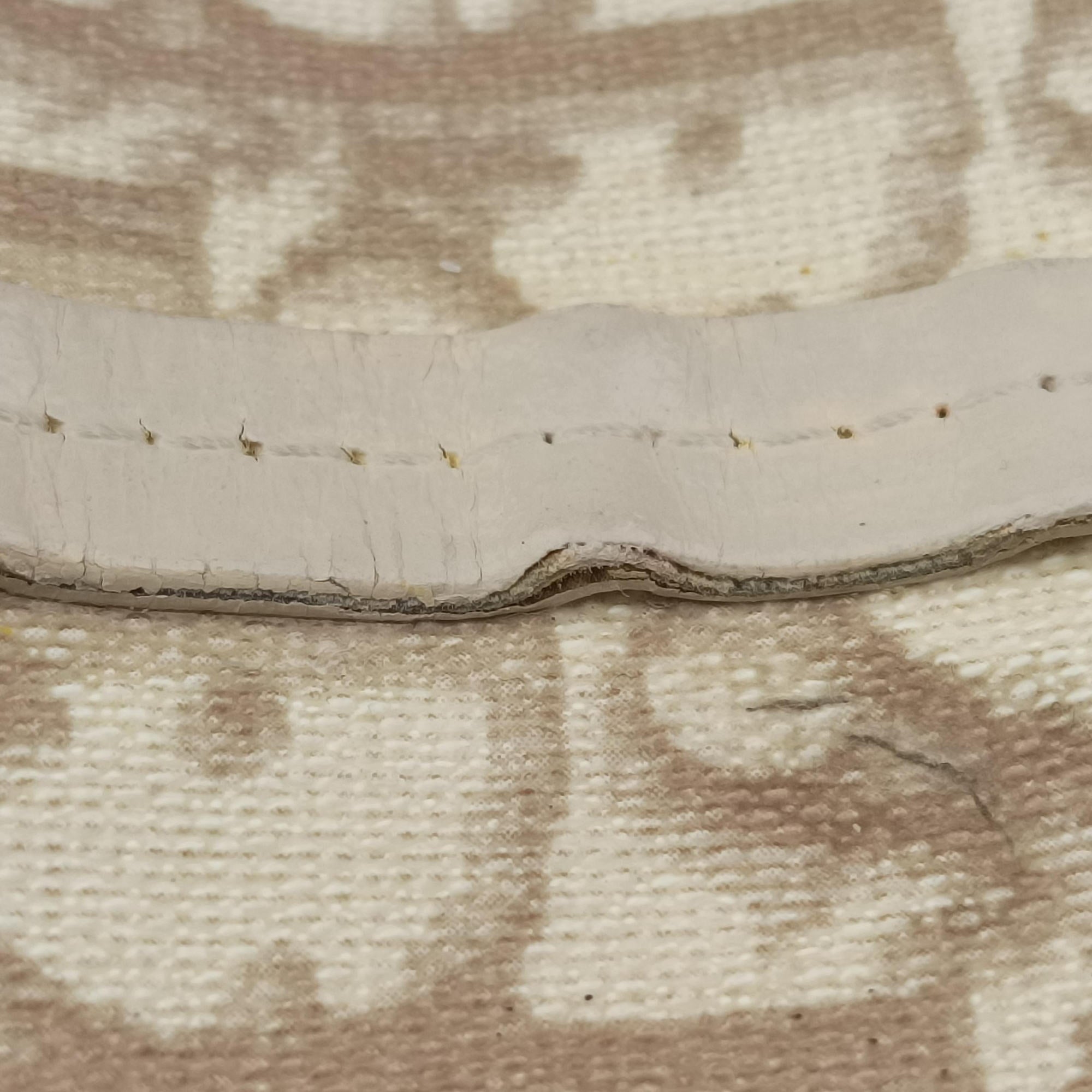Diorissimo Romantique Beige PVC coated canvas ×Leather 02-BO-1026ディオリッシモロマンティック ベージュ PVCコーティングキャンバス×レザー 02-BO-1026