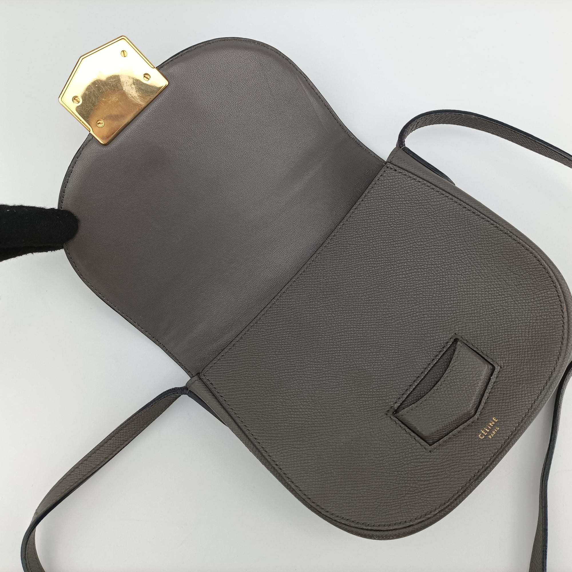 TROTTEUR Compact Grey Leather U-CE-1146トロッターコンパクト グレー レザー U-CE-1146