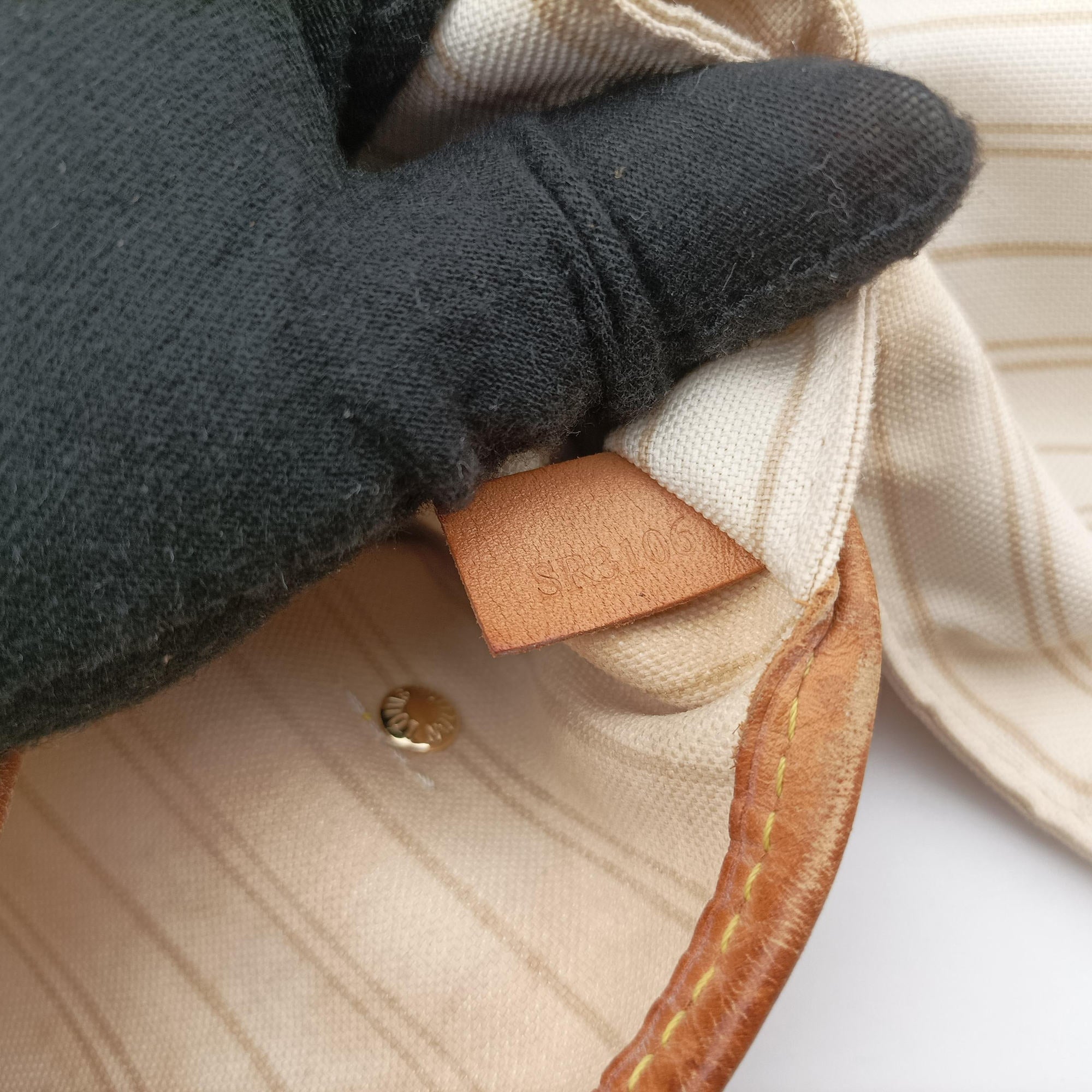 Neverfull MM Azur Damier Canvas N51107 SR3106ネヴァーフルMM アズール ダミエキャンバス N51107 SR3106