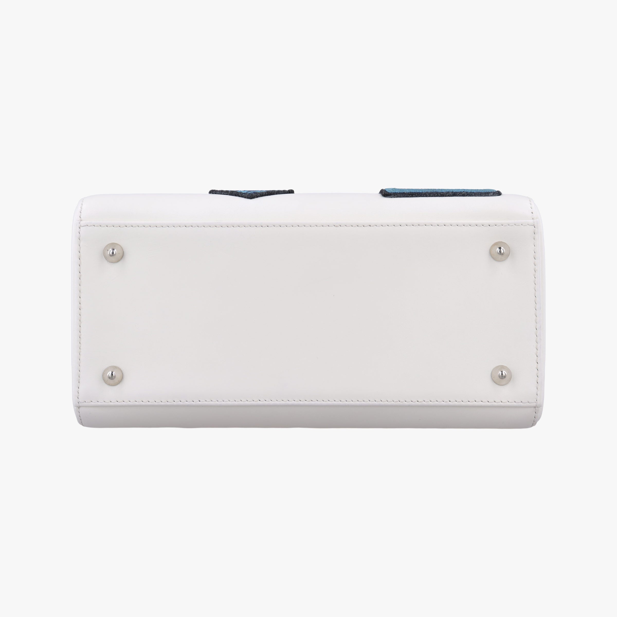 Lady Dior White×Multicolour Leather 17-BO-0114レディディオール ホワイト×マルチカラー レザー 17-BO-0114