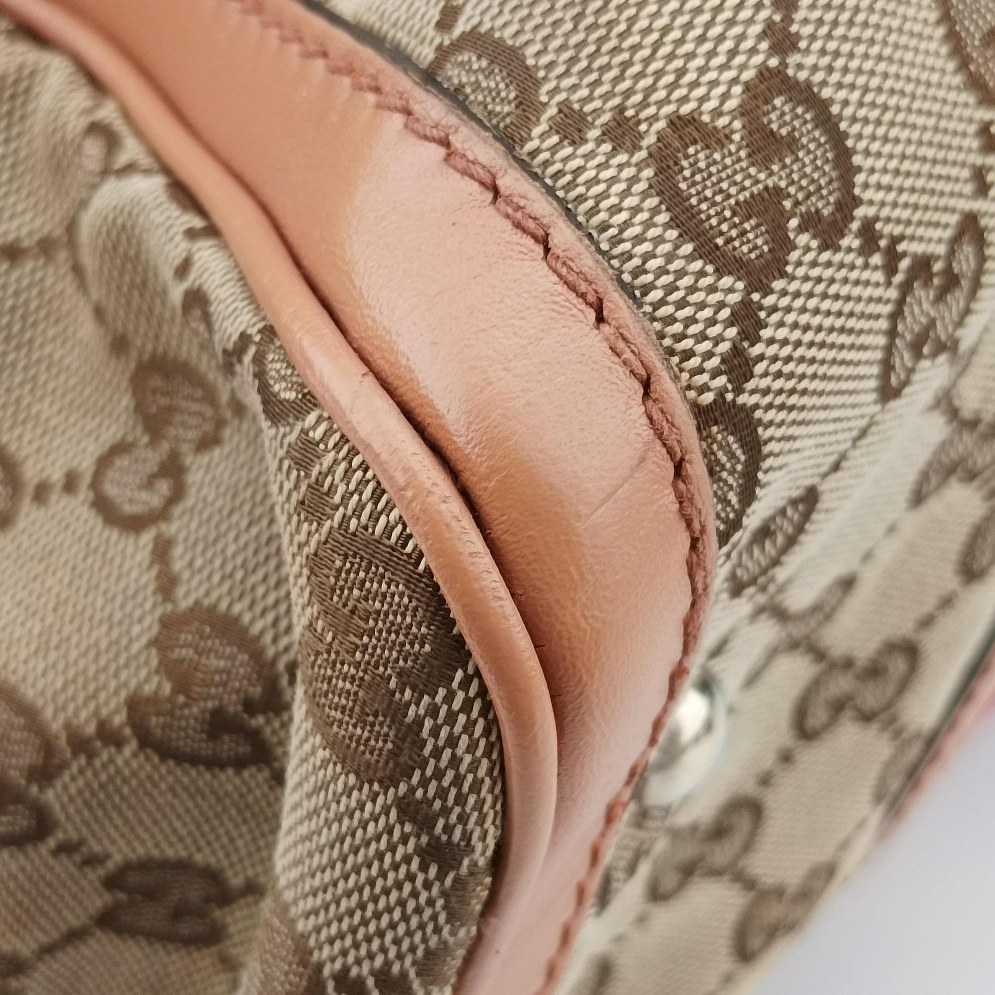 Sherry Line Beige × Brown × Multi canvas×leather 247205 C012282493シェリーライン ベージュ×ブラウン×マルチ キャンバス×レザー 247205 C012282493