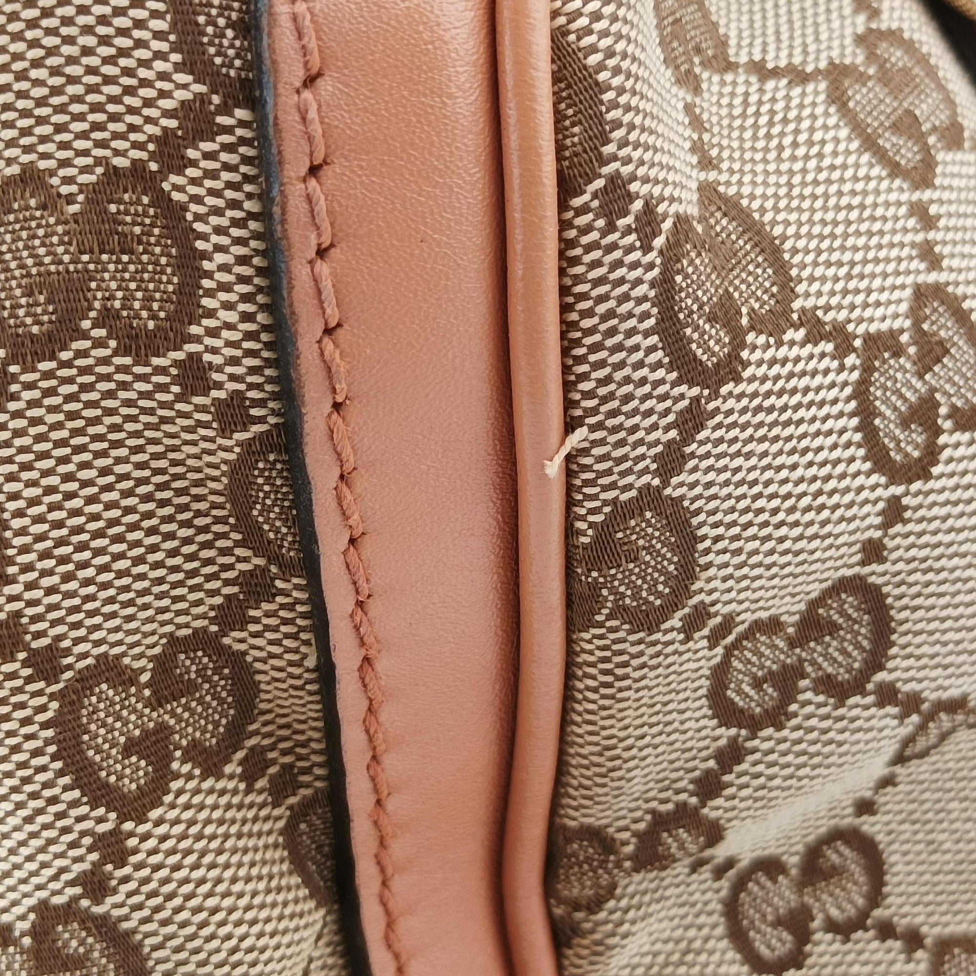 Sherry Line Beige × Brown × Multi canvas×leather 247205 C012282493シェリーライン ベージュ×ブラウン×マルチ キャンバス×レザー 247205 C012282493