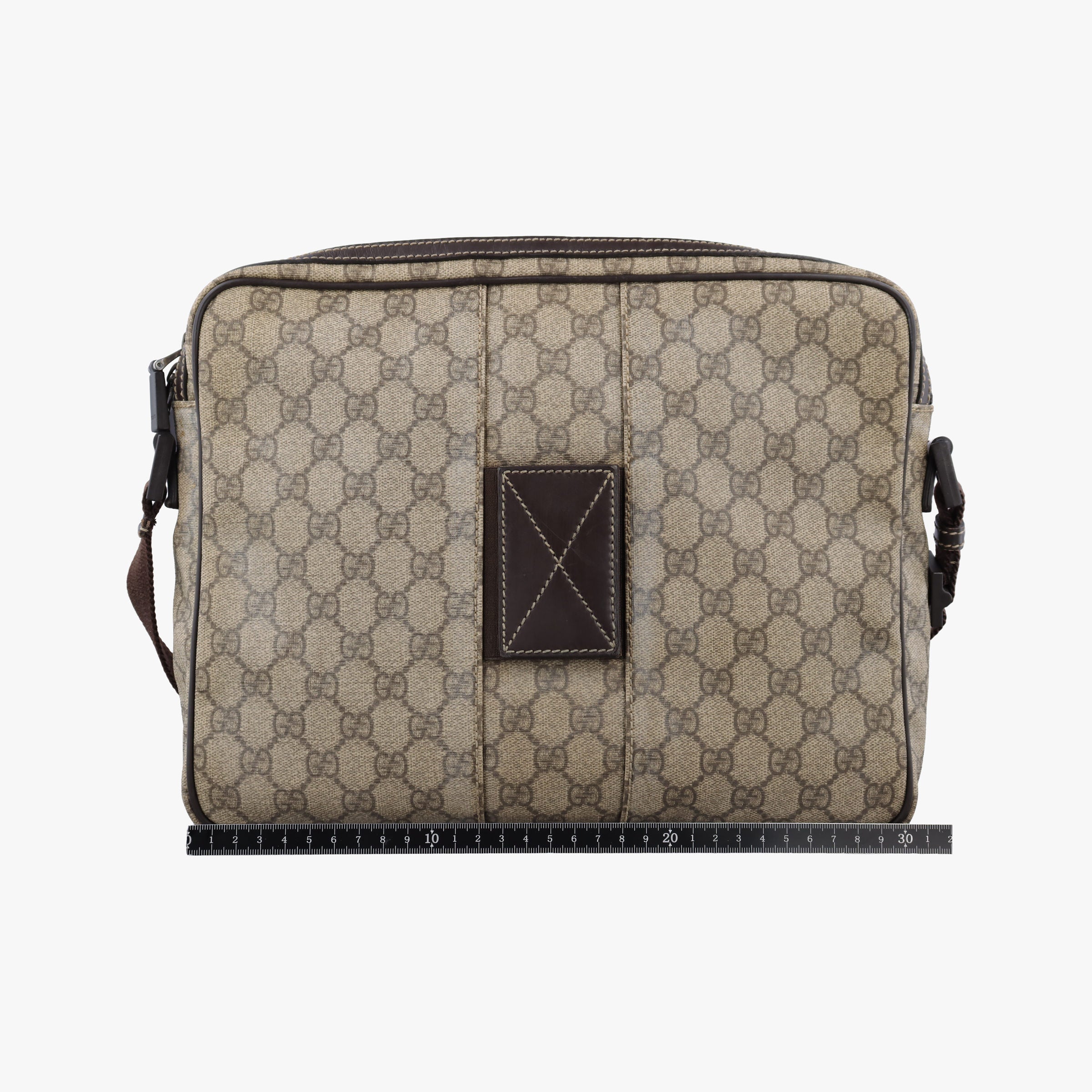 GG Supreme MESSENGER Brown Leather×Canvas 201852 E7611518GGスプリーム メッセンジャー ブラウン レザー×キャンバス 201852 E7611518