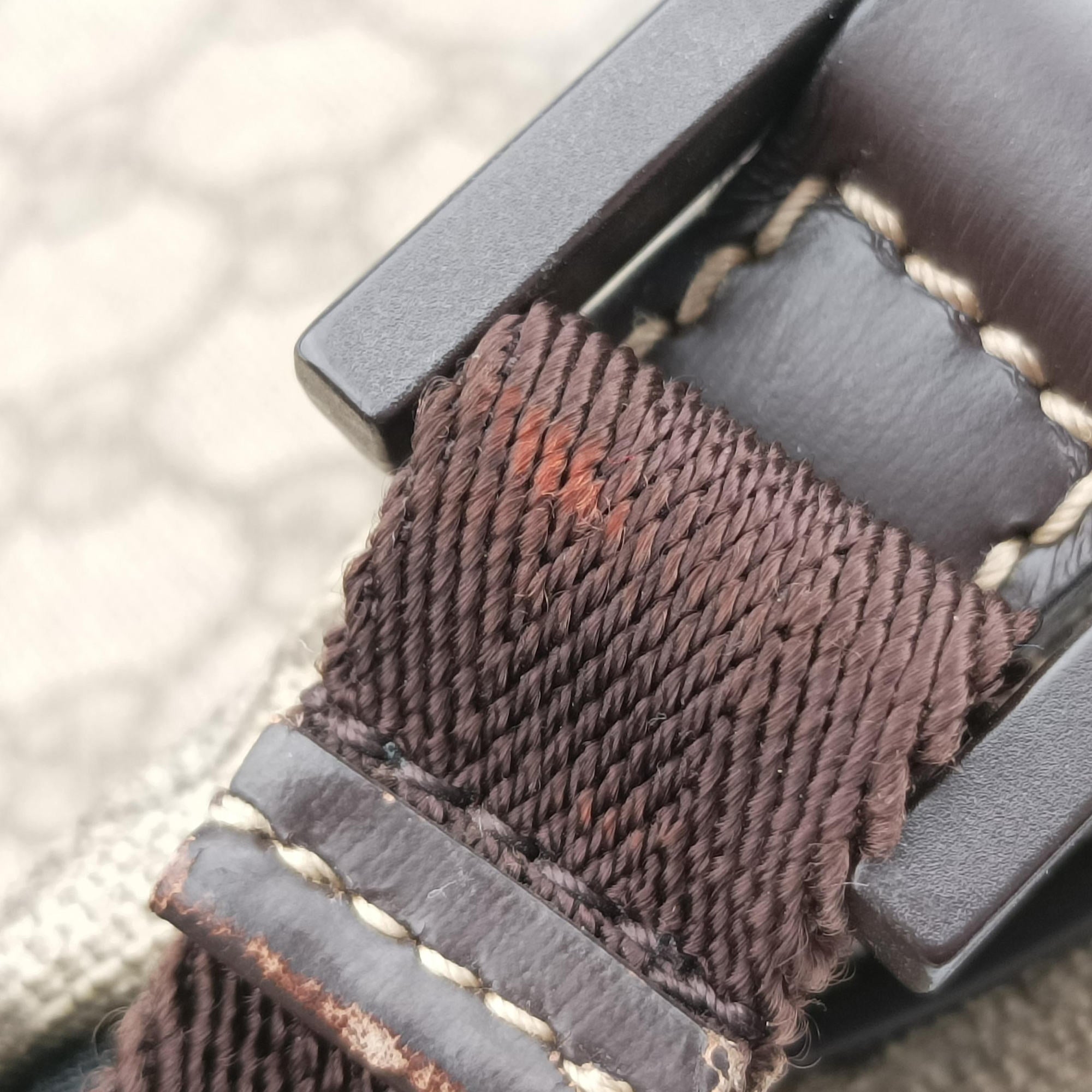 GG Supreme MESSENGER Brown Leather×Canvas 201852 E7611518GGスプリーム メッセンジャー ブラウン レザー×キャンバス 201852 E7611518