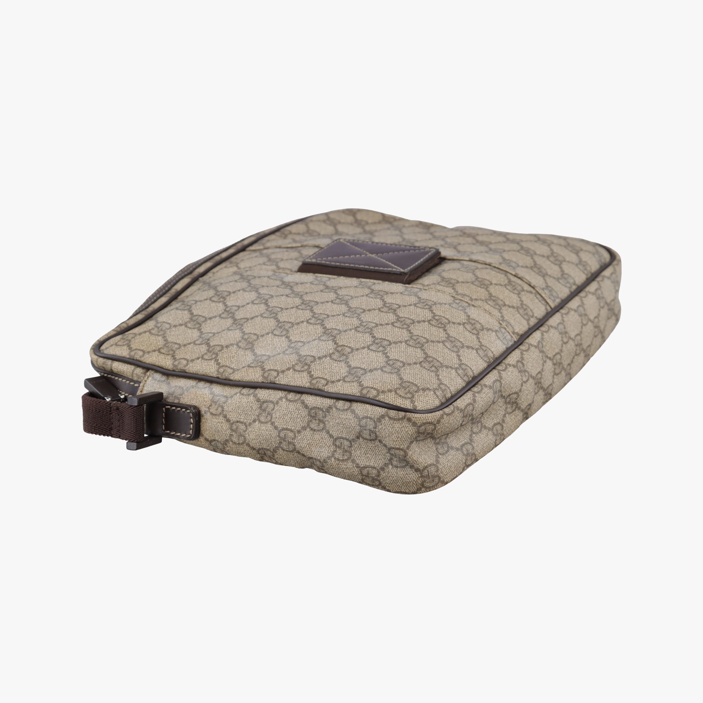 GG Supreme MESSENGER Brown Leather×Canvas 201852 E7611518GGスプリーム メッセンジャー ブラウン レザー×キャンバス 201852 E7611518