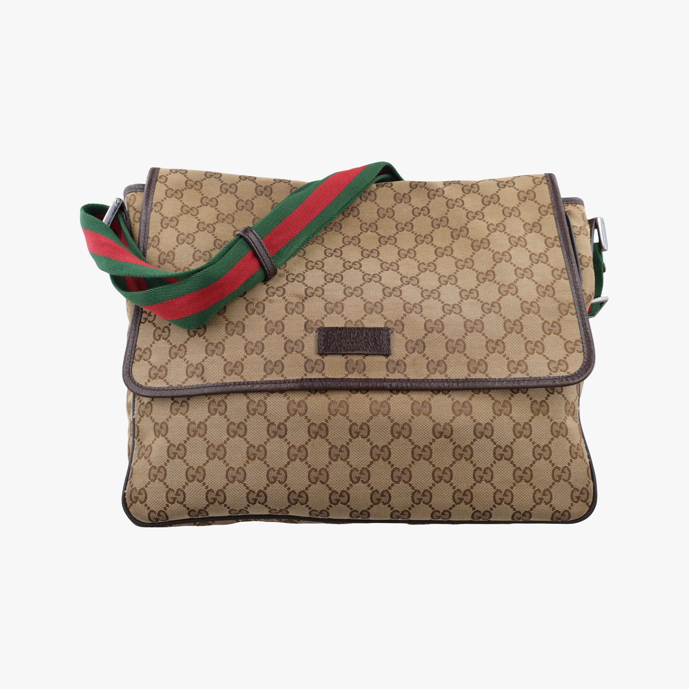 GG Supreme DiaperBag Brown canvas 233052 C9561317GGスプリーム マザーズバッグ ブラウン キャンバス 233052 C9561317