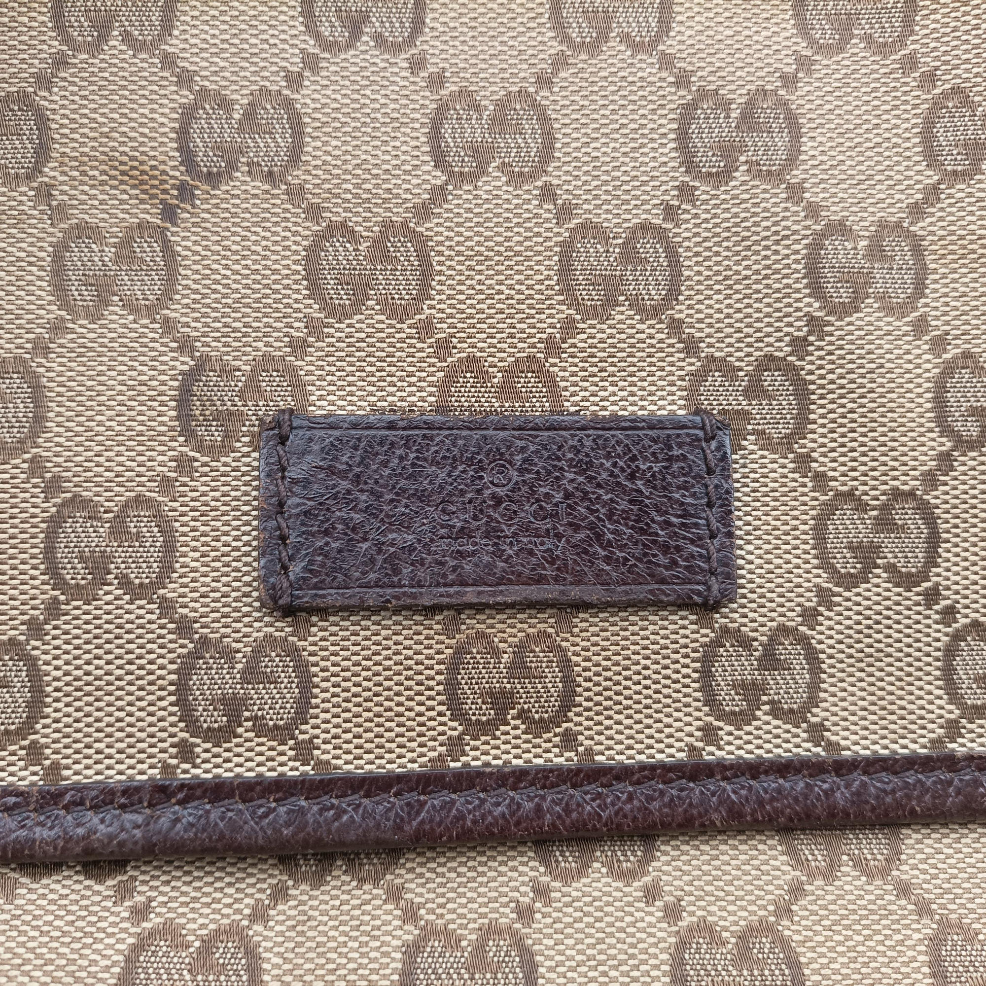 GG Supreme DiaperBag Brown canvas 233052 C9561317GGスプリーム マザーズバッグ ブラウン キャンバス 233052 C9561317