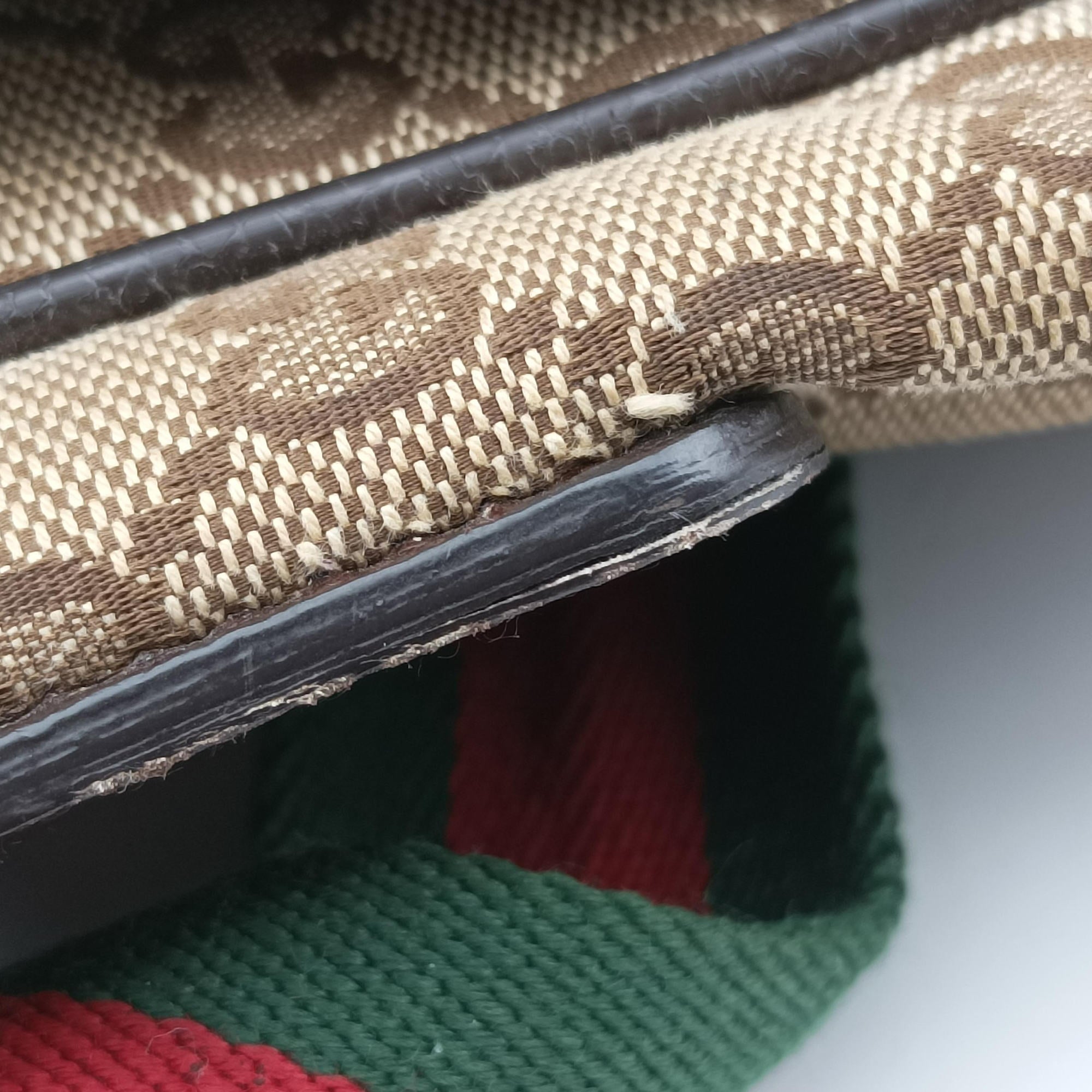 GG Supreme DiaperBag Brown canvas 233052 C9561317GGスプリーム マザーズバッグ ブラウン キャンバス 233052 C9561317