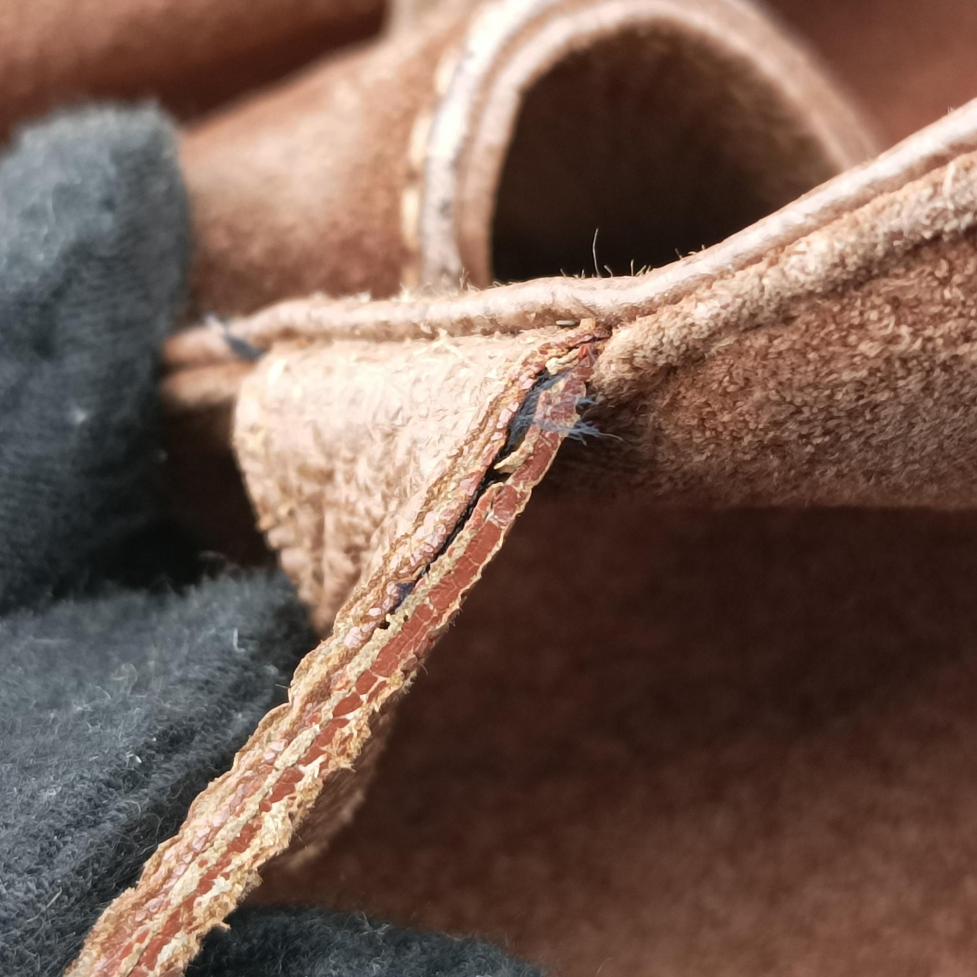 Bamboo Brown Suede×Leather 003.20 Lot number unknownバンブー ブラウン スエード×レザー 003.20 製番不明