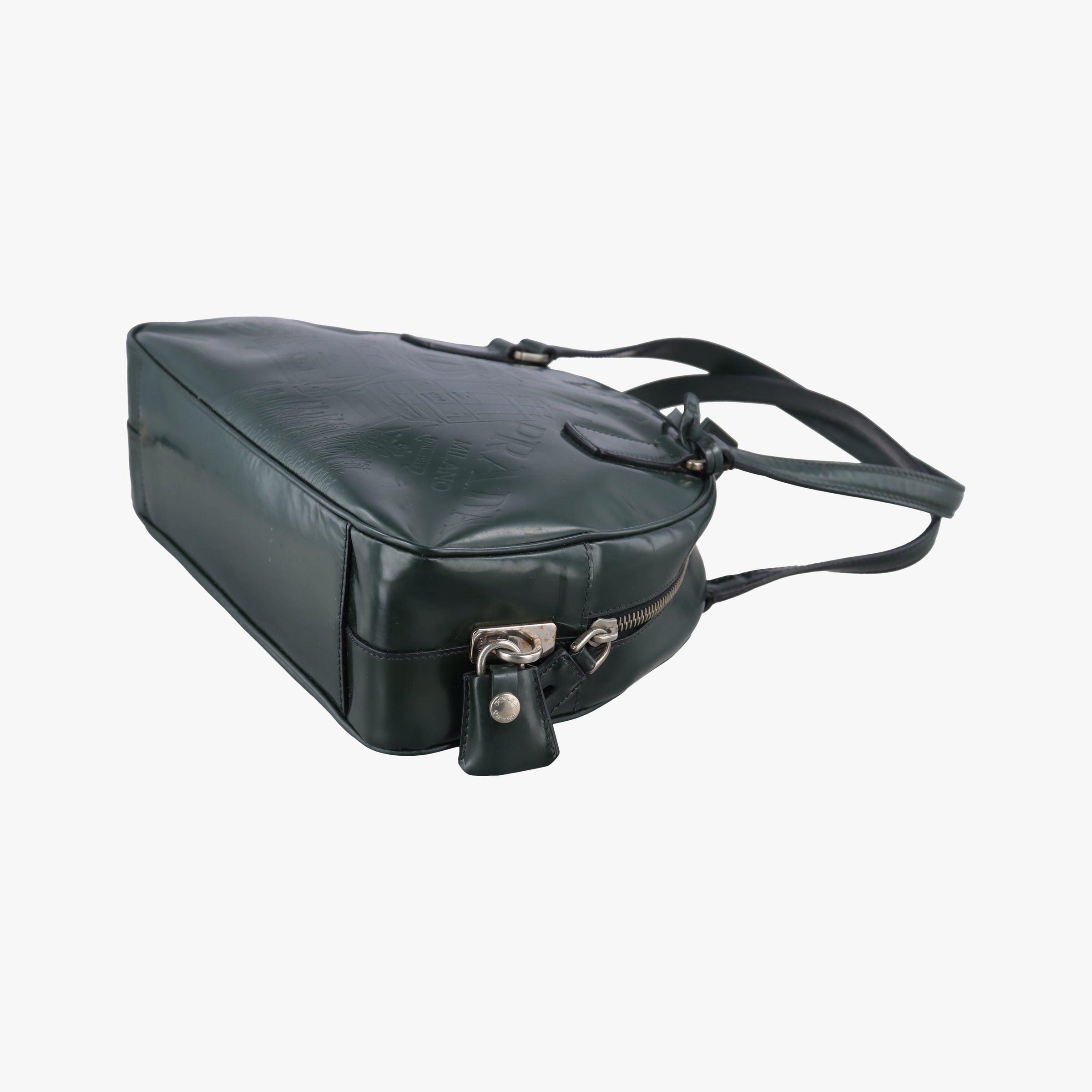 Milano Stamp Green Leather B11246 50 15ミラノ スタンプ グリーン レザー B11246 50 15