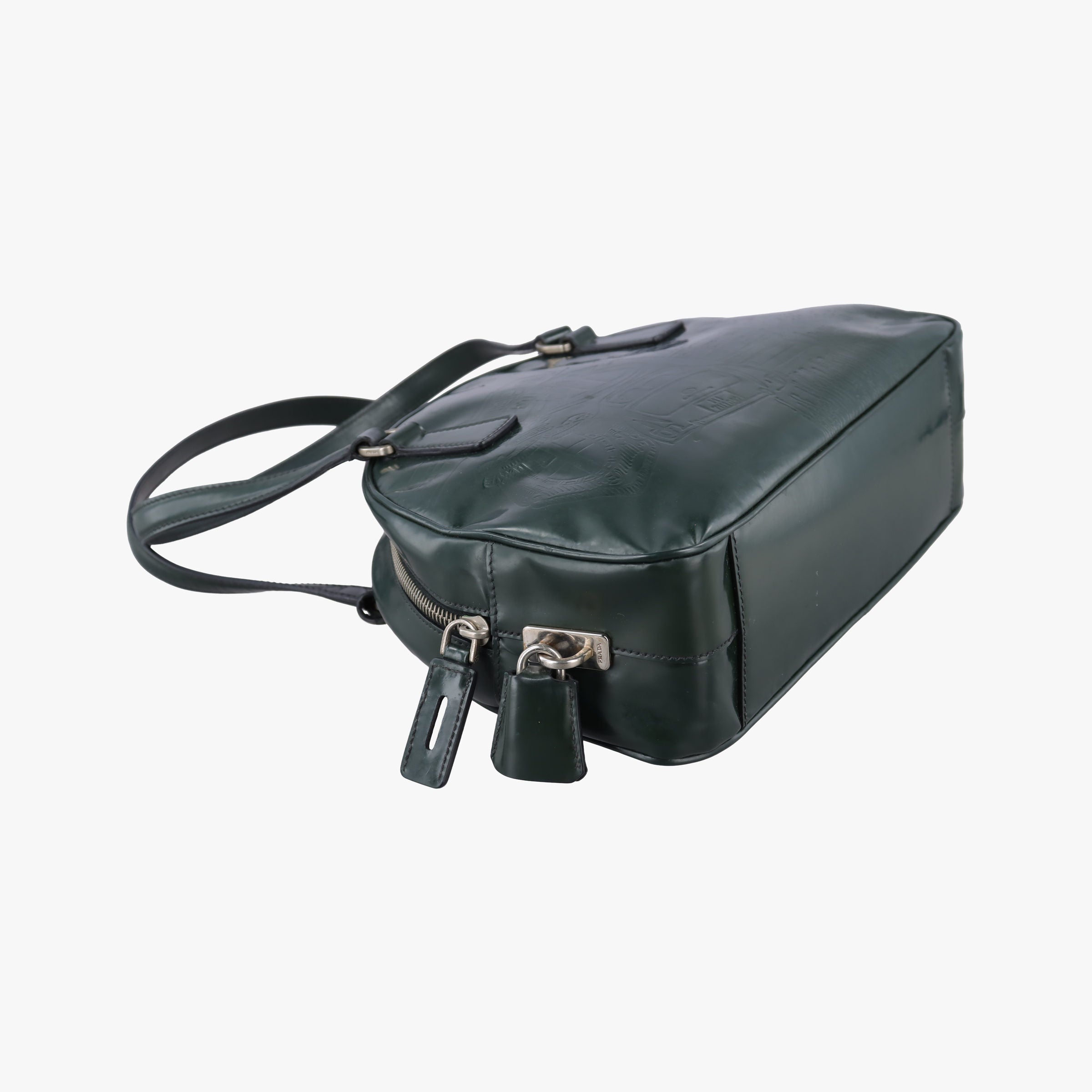 Milano Stamp Green Leather B11246 50 15ミラノ スタンプ グリーン レザー B11246 50 15