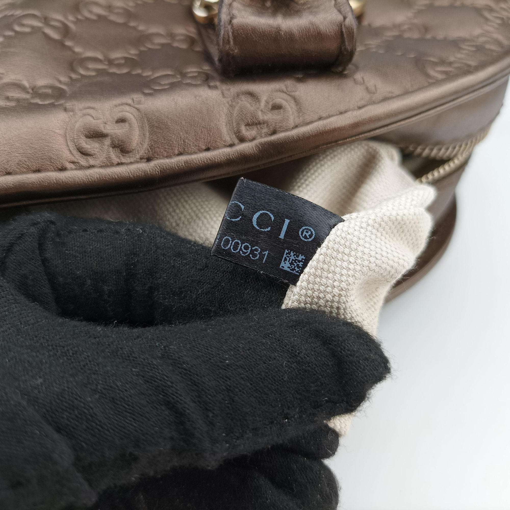 Heart Bit charm Brown leather 269954 G010100931ハートビット チャーム ブラウン レザー 269954 G010100931