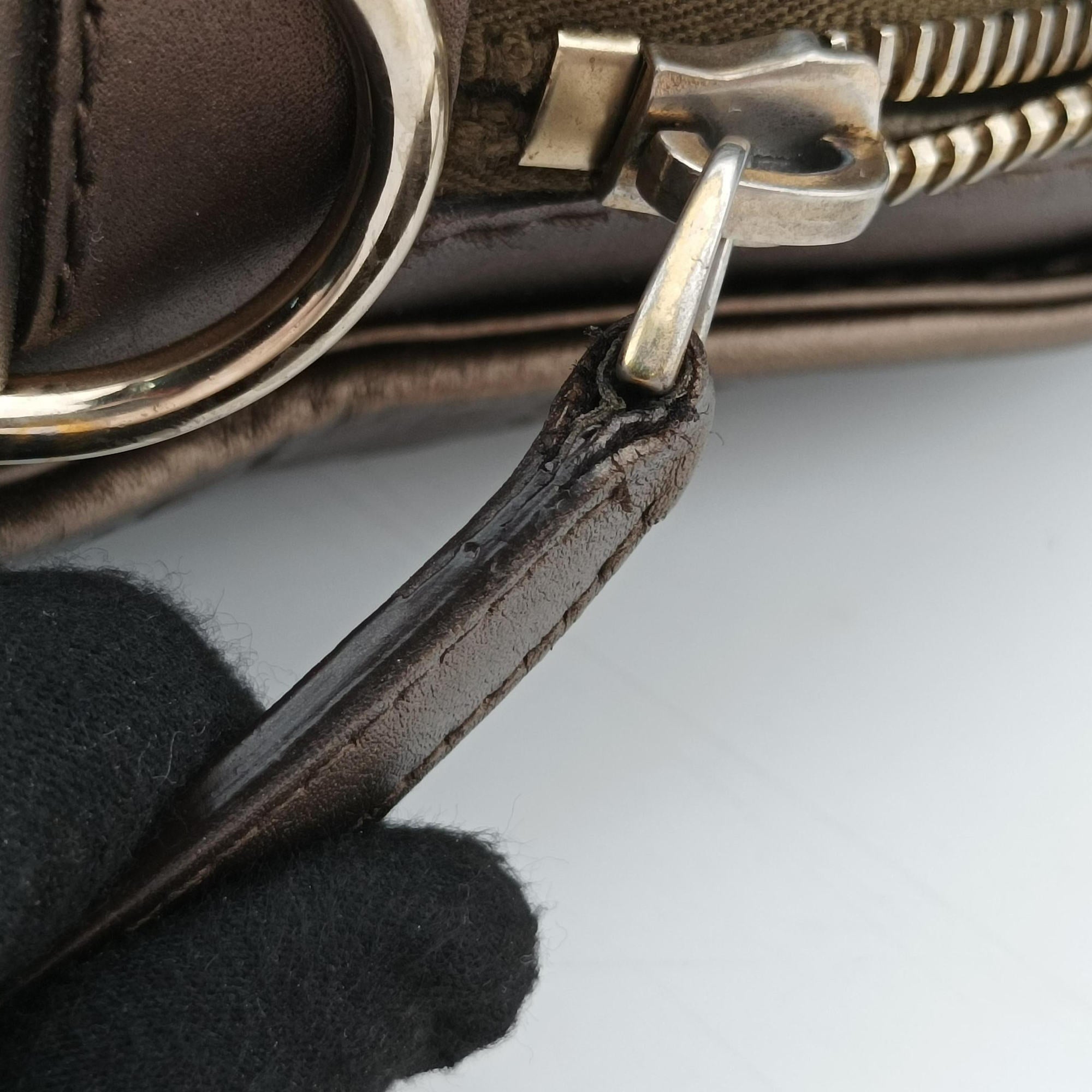 Heart Bit charm Brown leather 269954 G010100931ハートビット チャーム ブラウン レザー 269954 G010100931