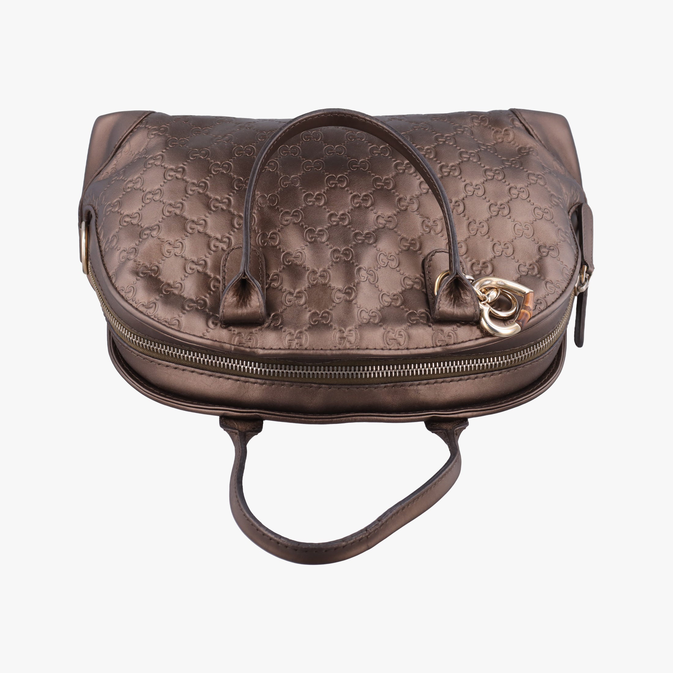 Heart Bit charm Brown leather 269954 G010100931ハートビット チャーム ブラウン レザー 269954 G010100931
