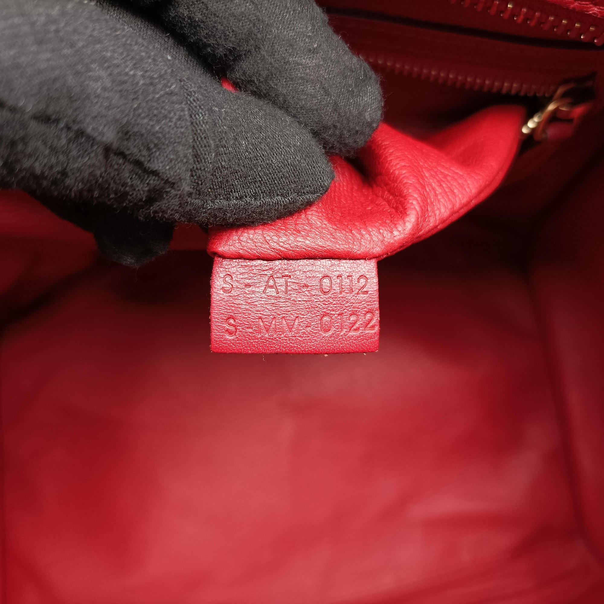 Luggage Mini Shopper Red Leather S-AT-0112 S-MM-0122ラゲージミニショッパー レッド レザー S-AT-0112 S-MM-0122