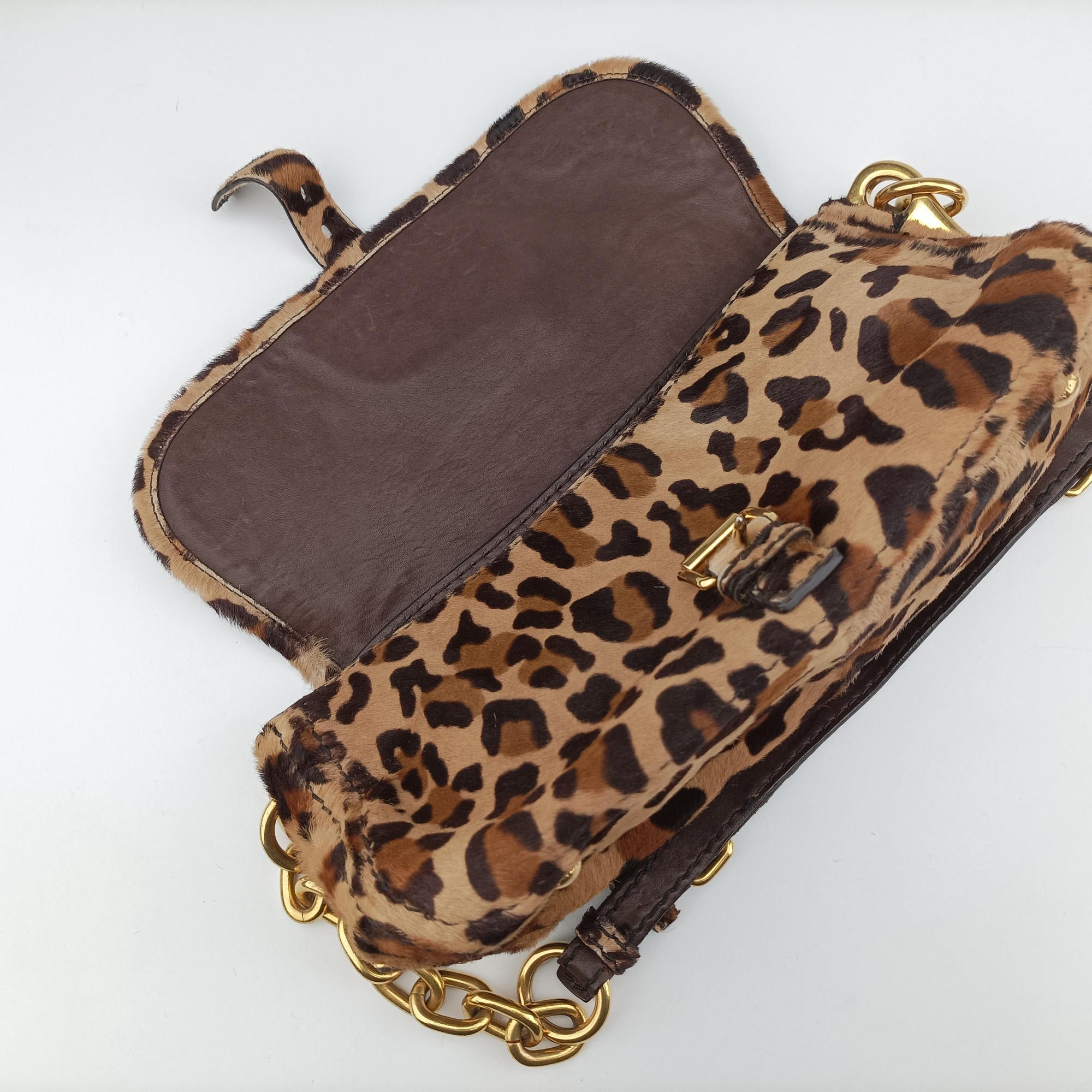 Leopard Print Brown×Multicolour ponyhair 123レオパード プリント ブラウン×マルチカラー ハラコ 123