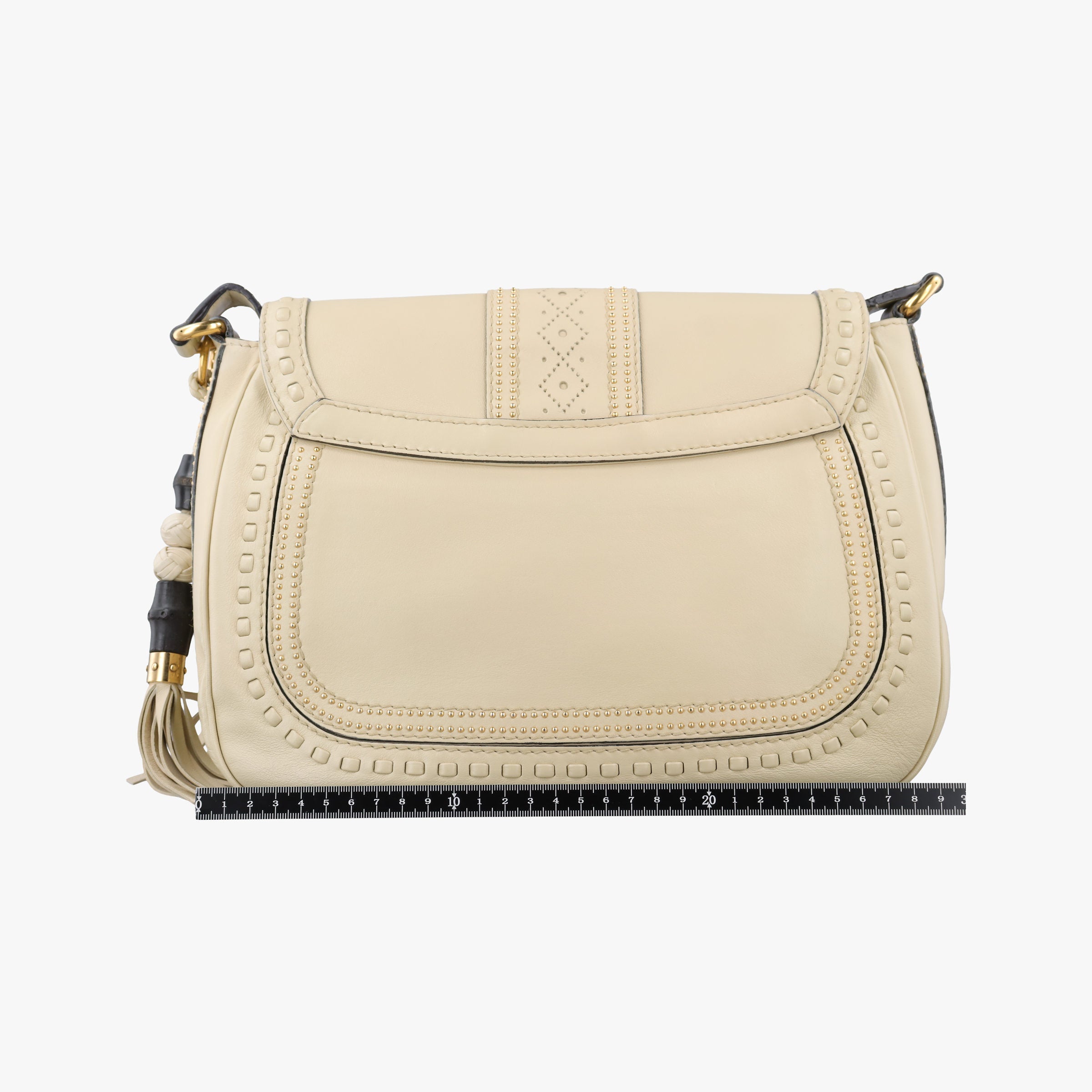 Snaffle Bit ivory Leather 263955 F8790590スナッフルビット アイボリー レザー 263955 F8790590